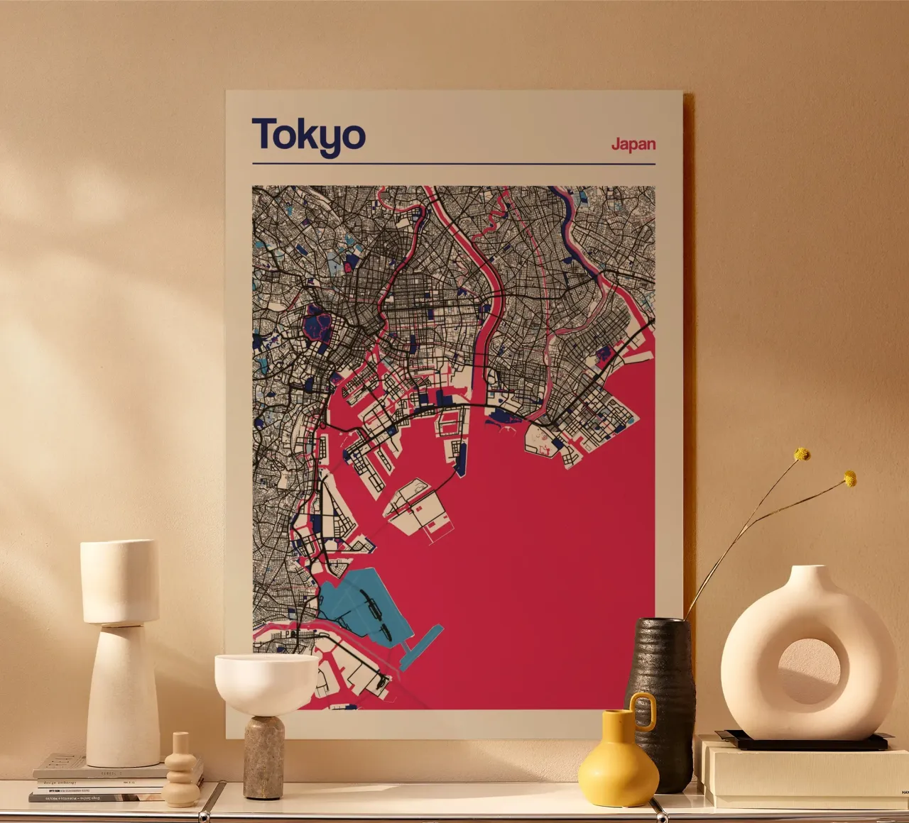 Tokio Pulse acrylic glass by MOOODZART