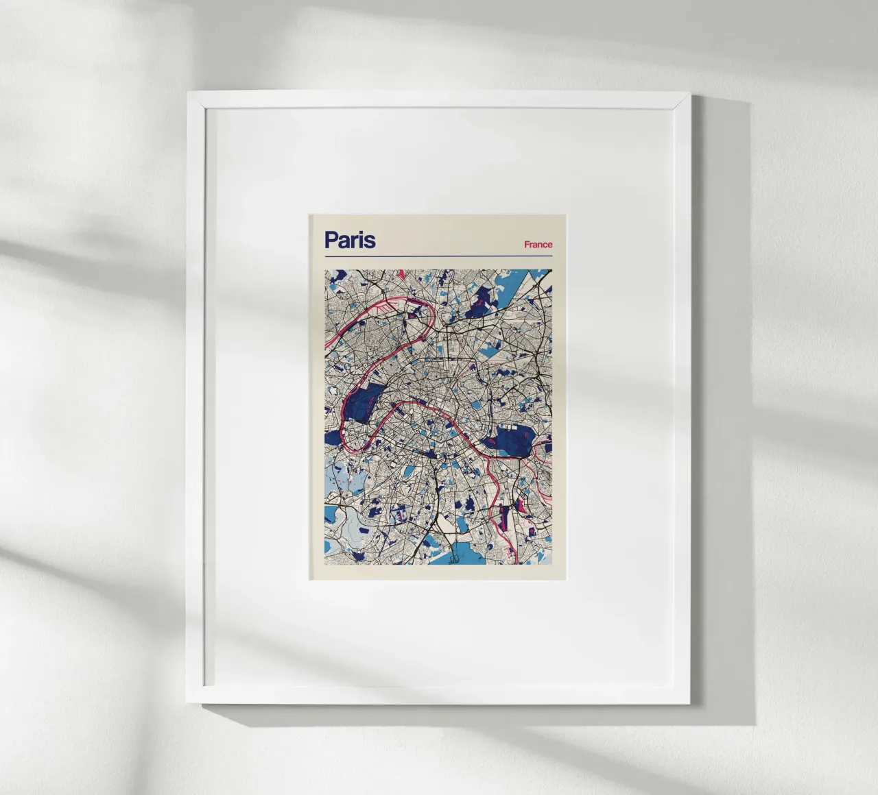Paris Essence poster con telaio in alluminio da MOOODZART