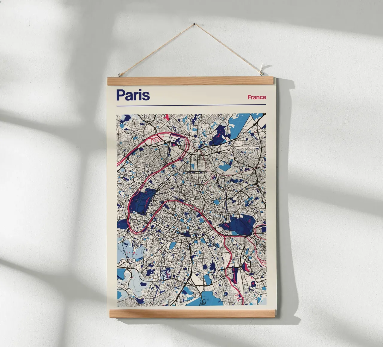Paris Essence poster con telaio in alluminio da MOOODZART