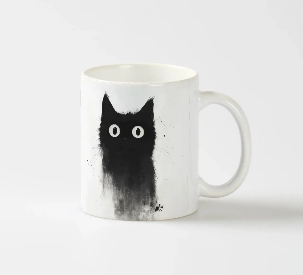 Black tazza in ceramica da Art Unleashed