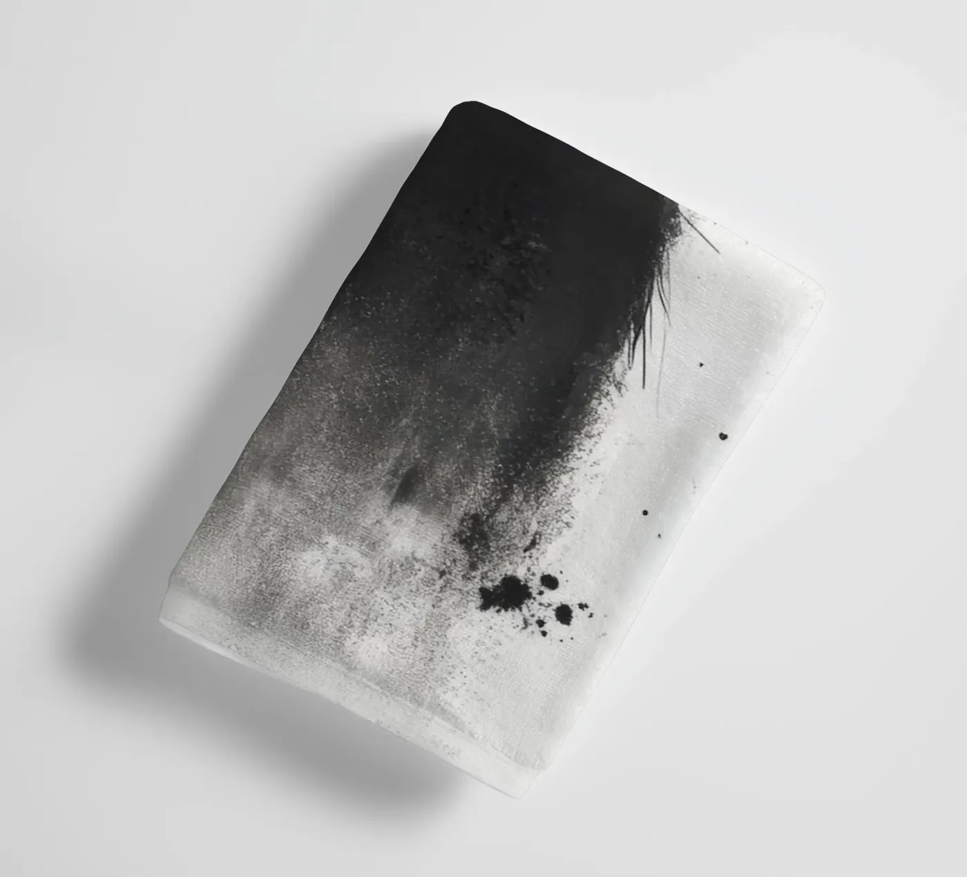 Black towel by Art Unleashed