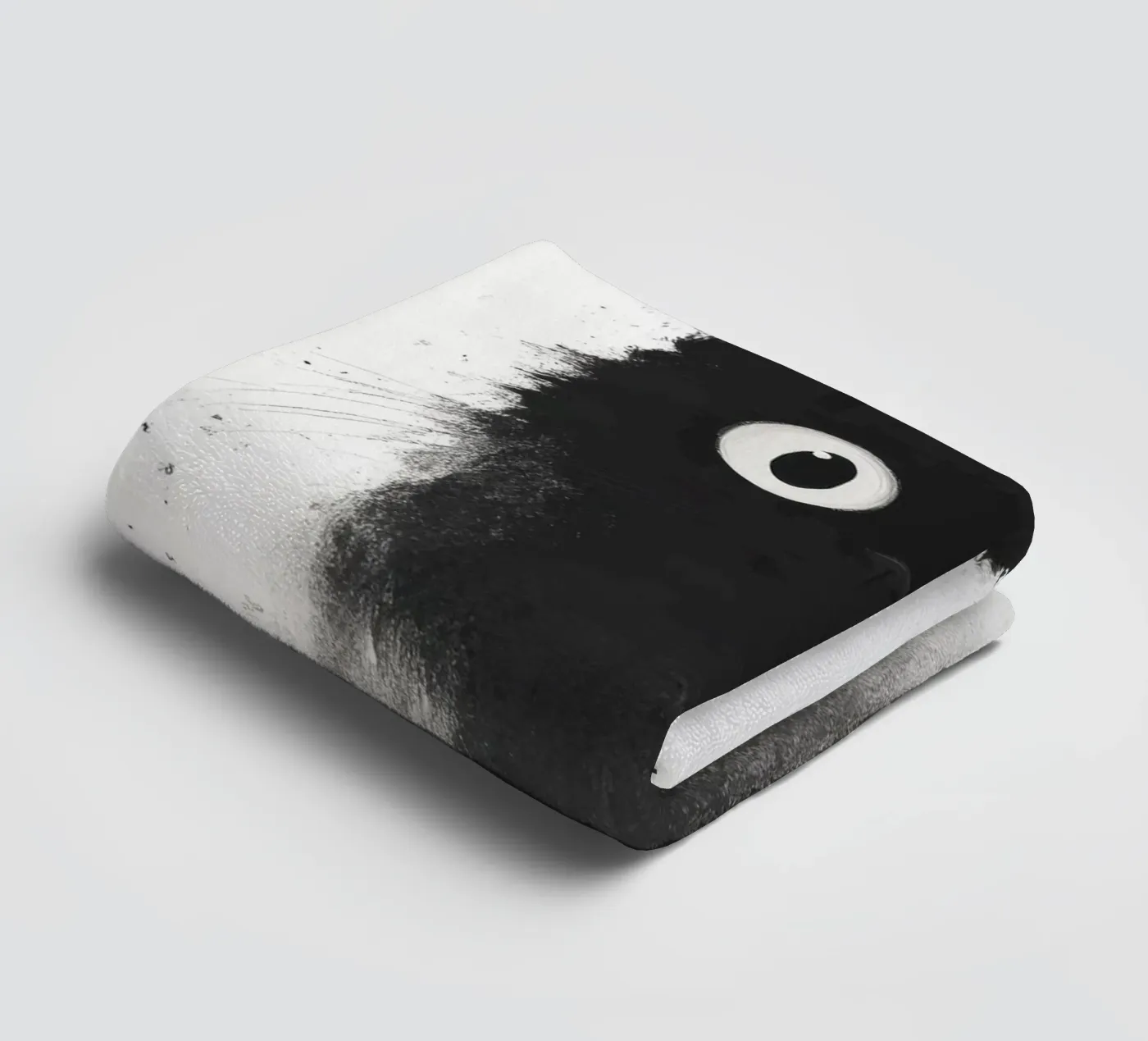Black towel by Art Unleashed