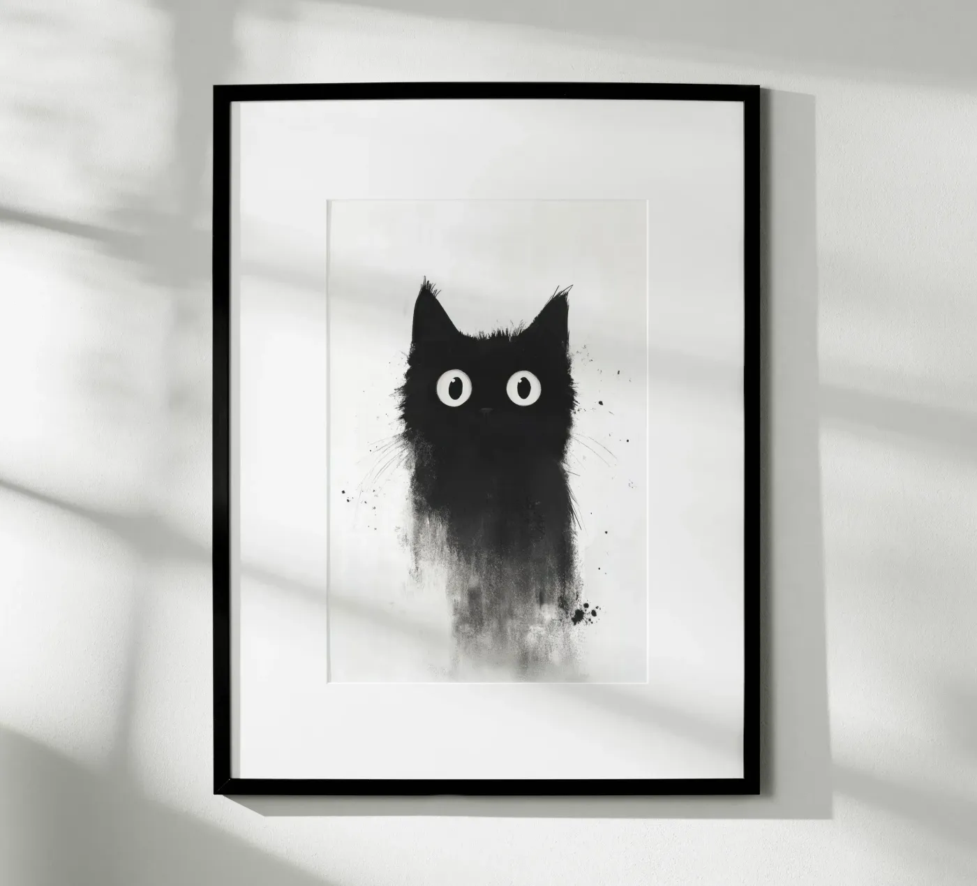 Black poster by Art Unleashed