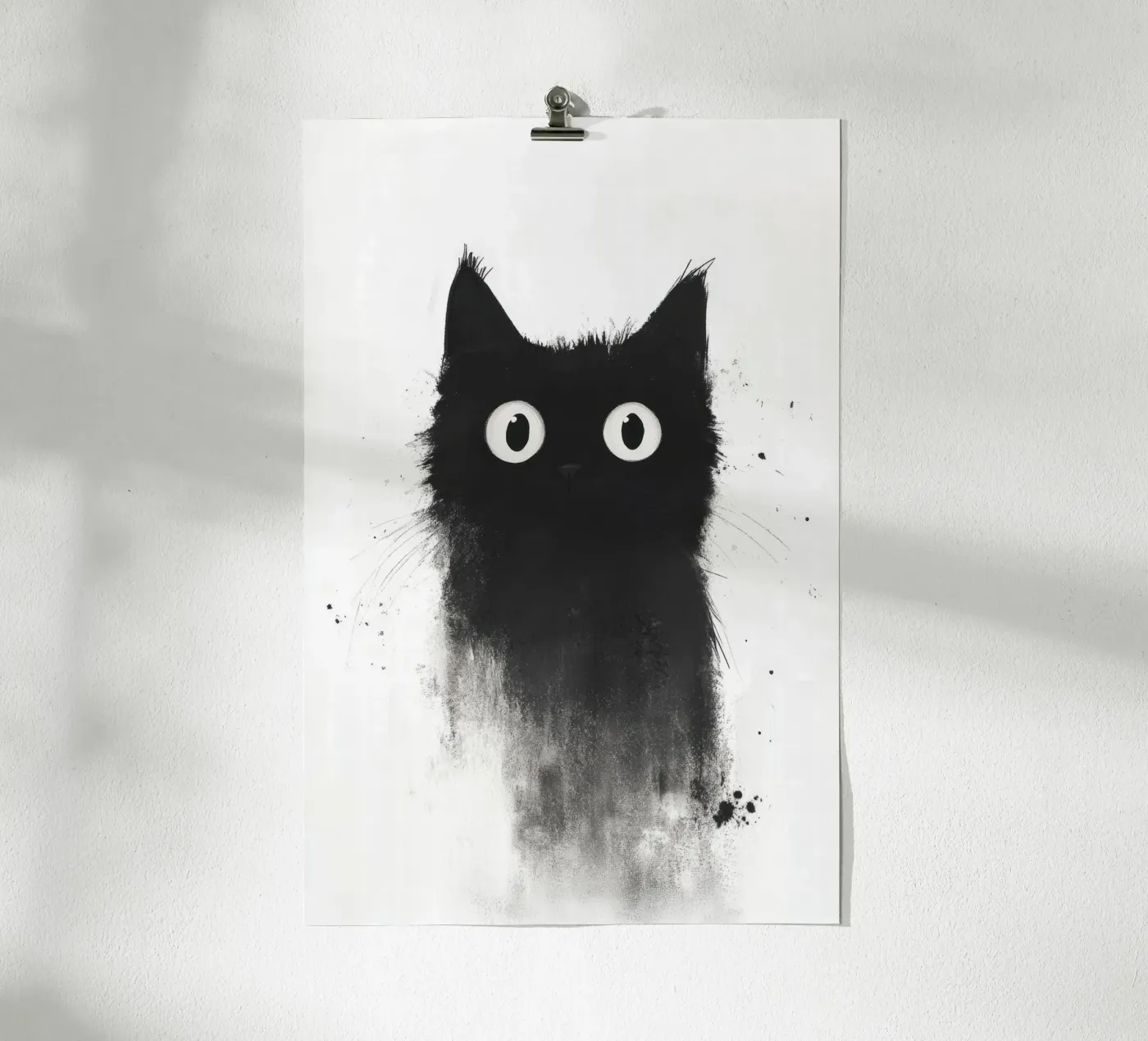 Black poster by Art Unleashed