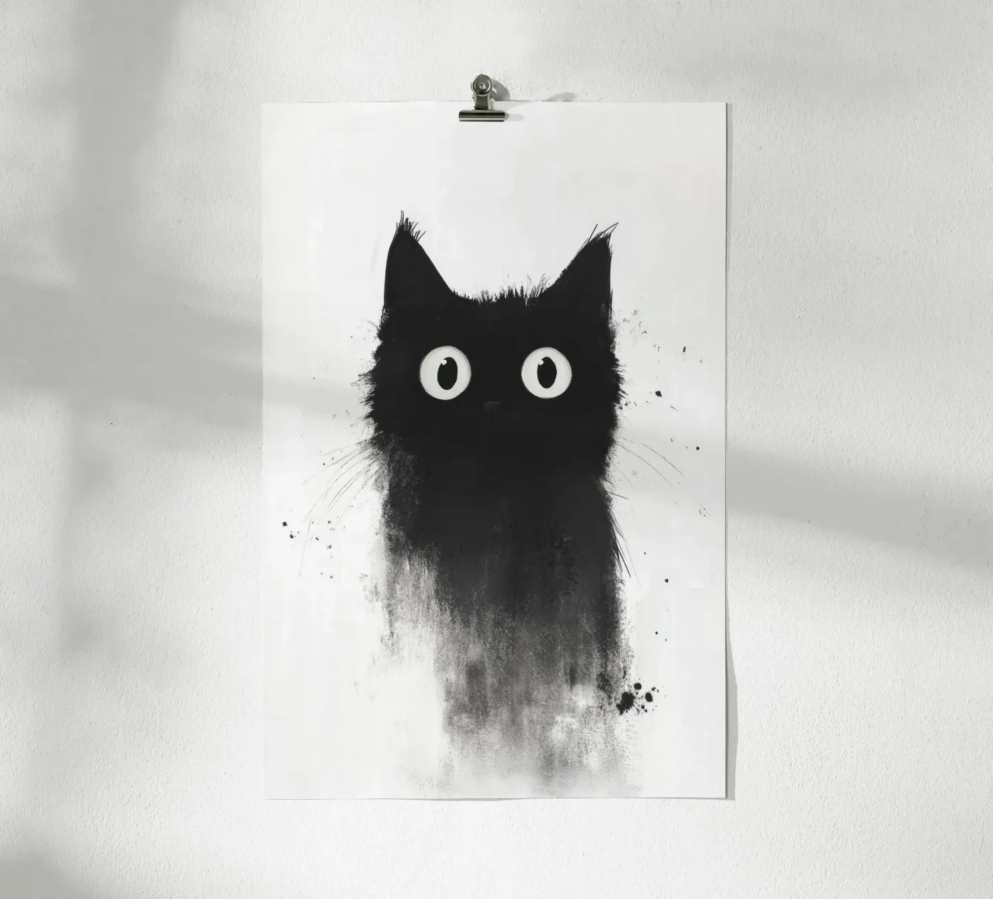 Black poster by Art Unleashed