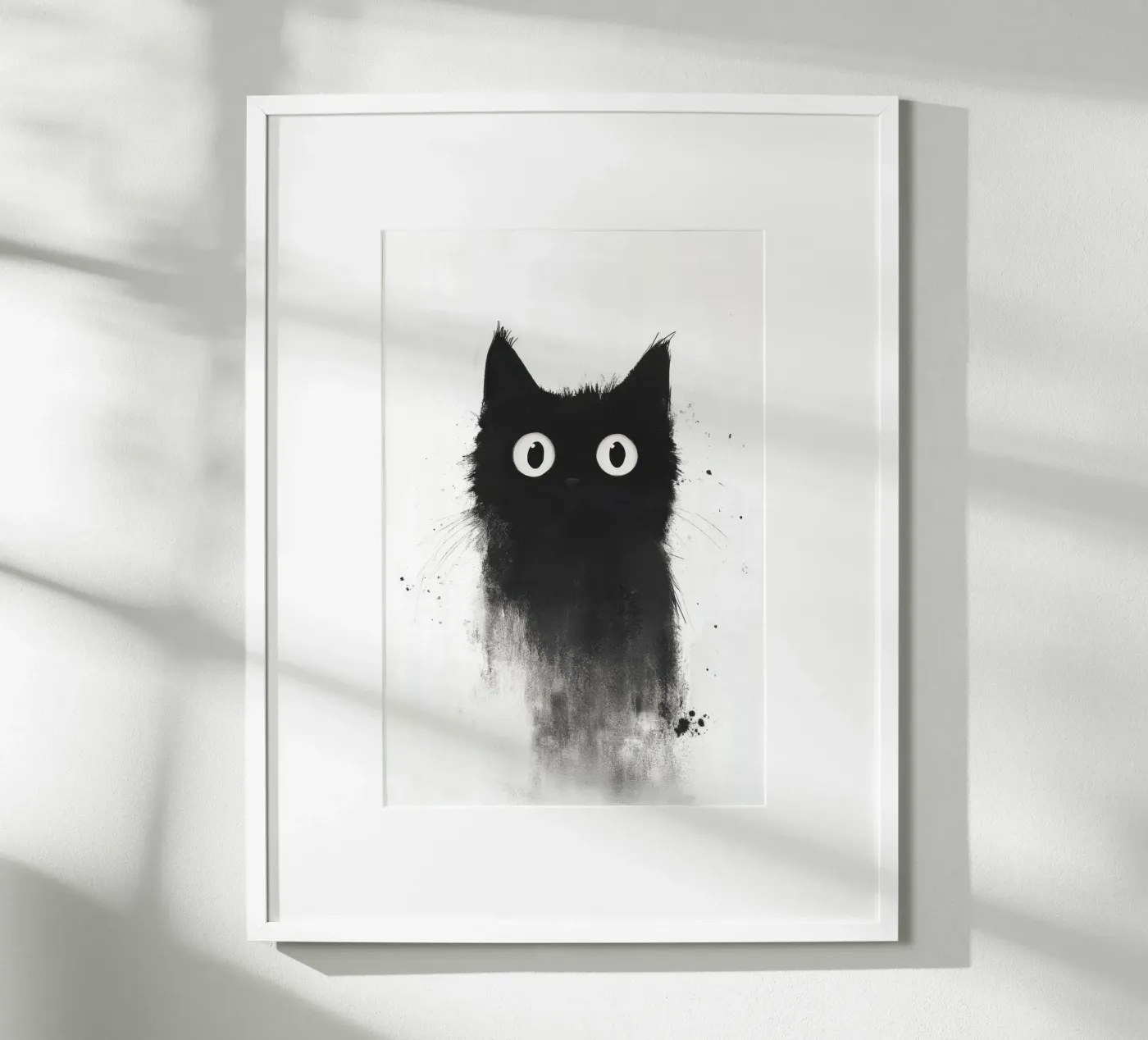 Black poster by Art Unleashed