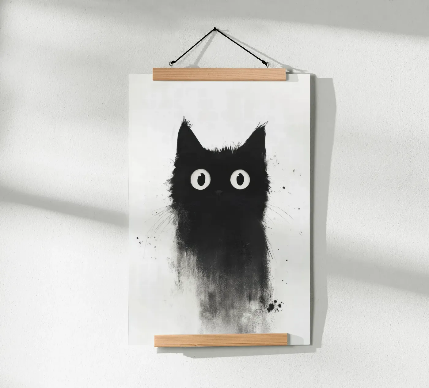 Black poster by Art Unleashed