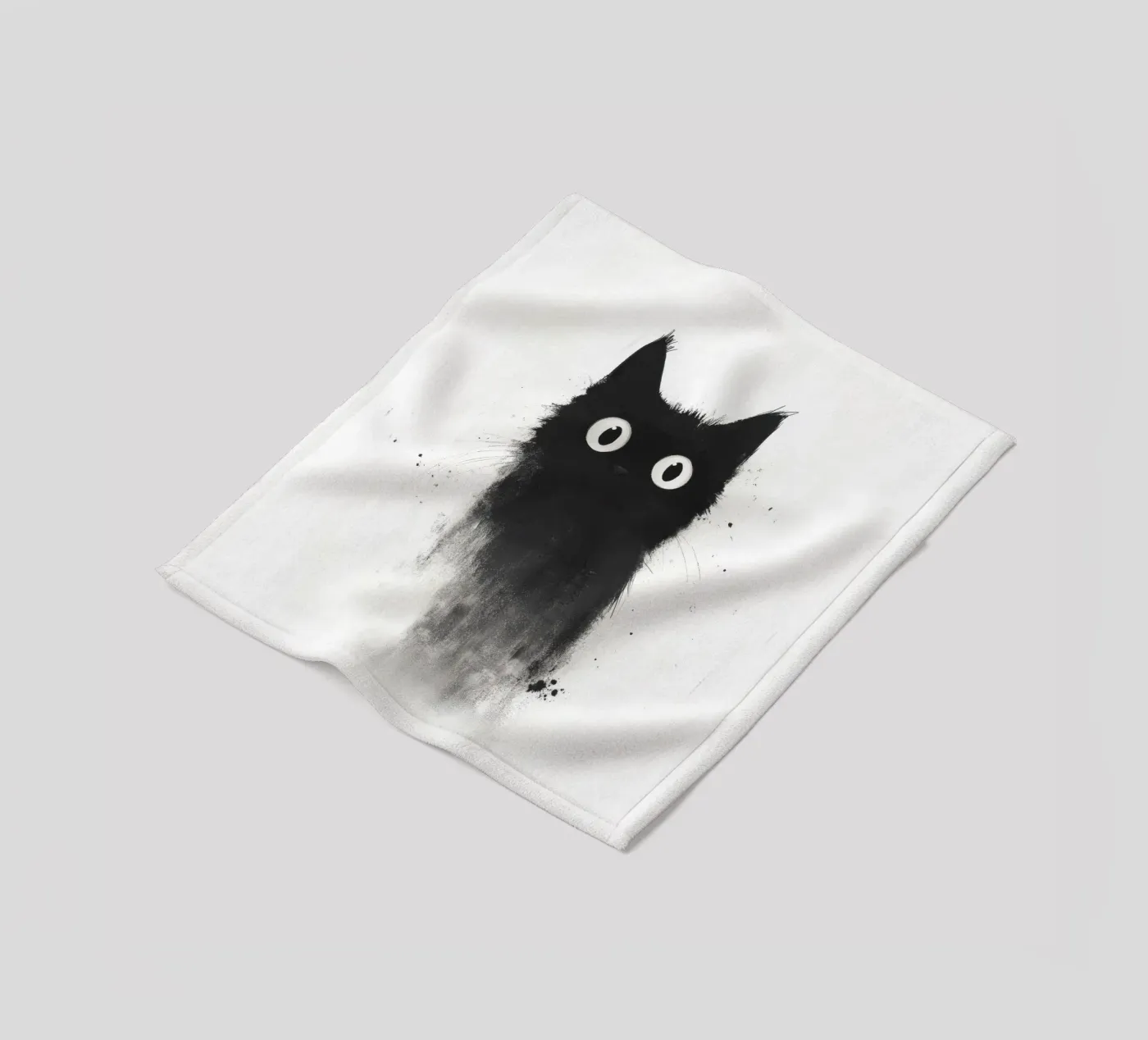 Black Fleecedecke von Art Unleashed