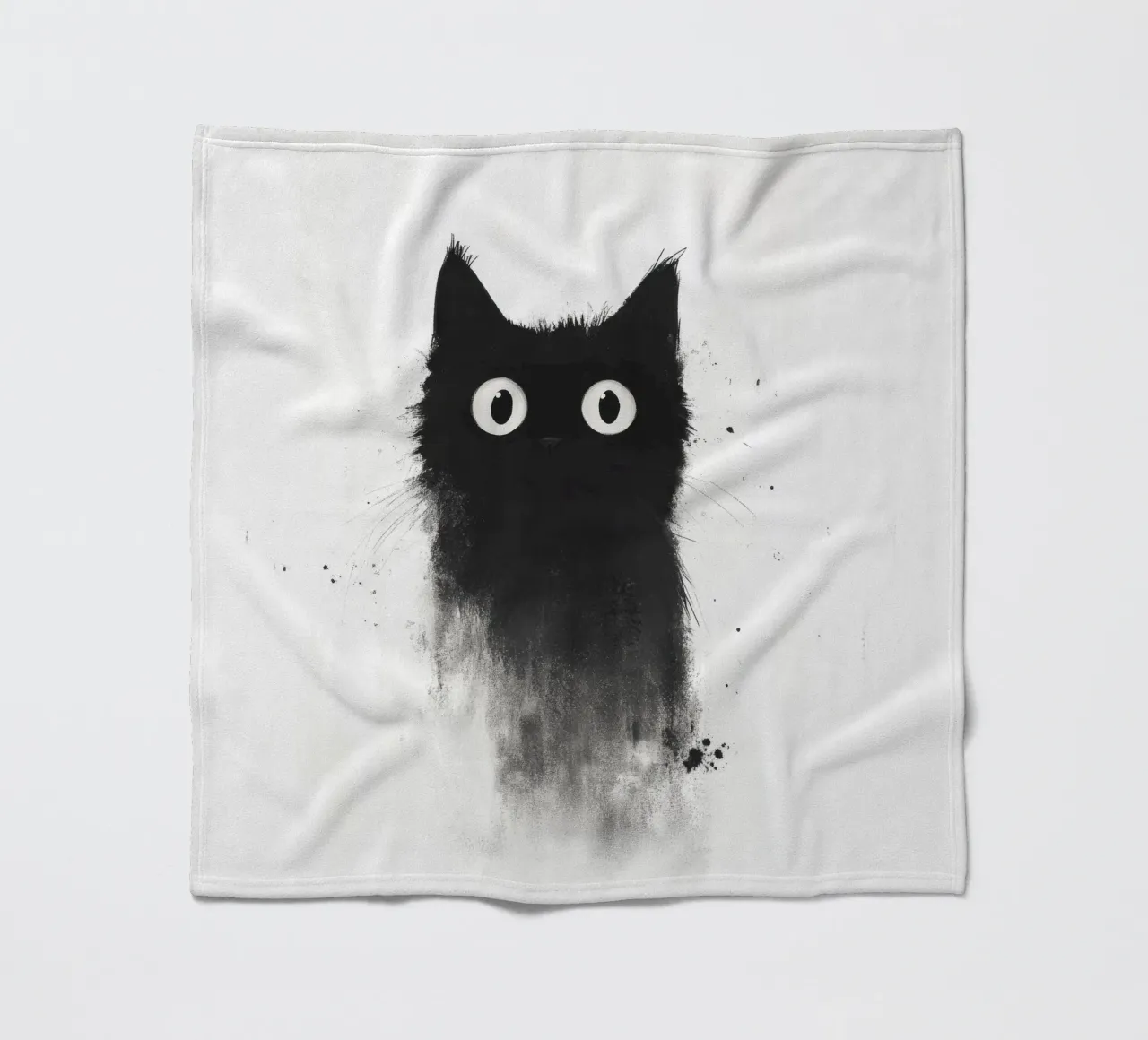 Black Fleecedecke von Art Unleashed