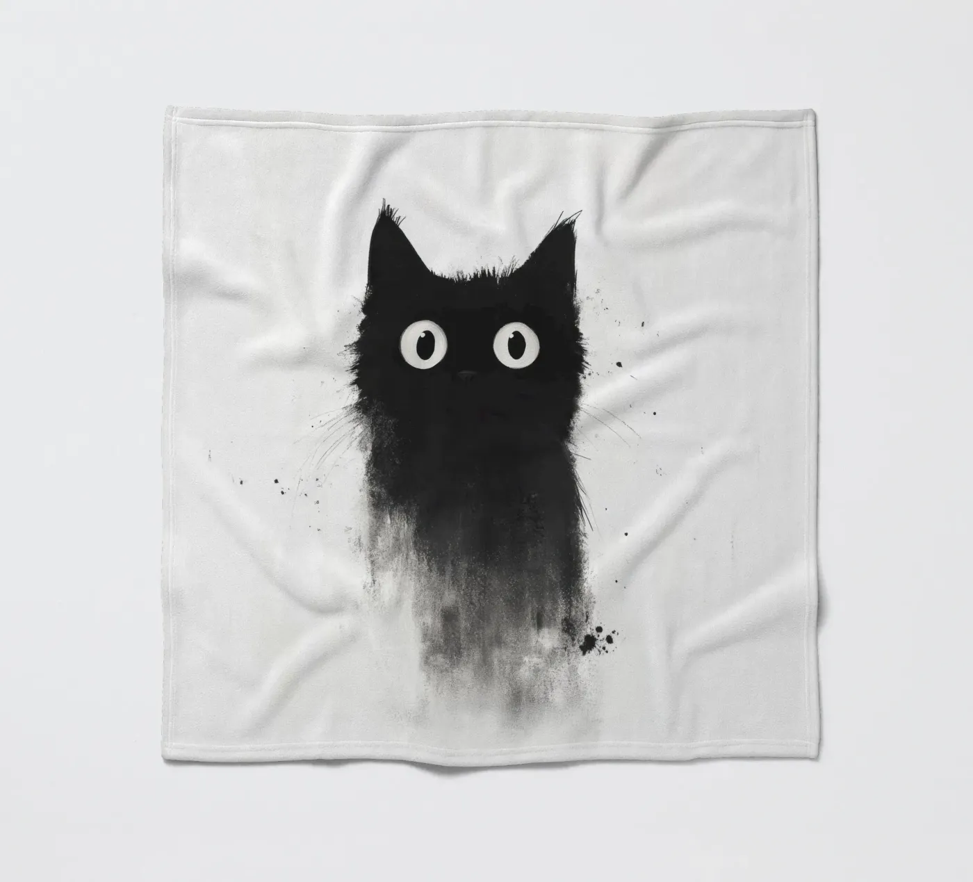 Black fleecedeken van Art Unleashed