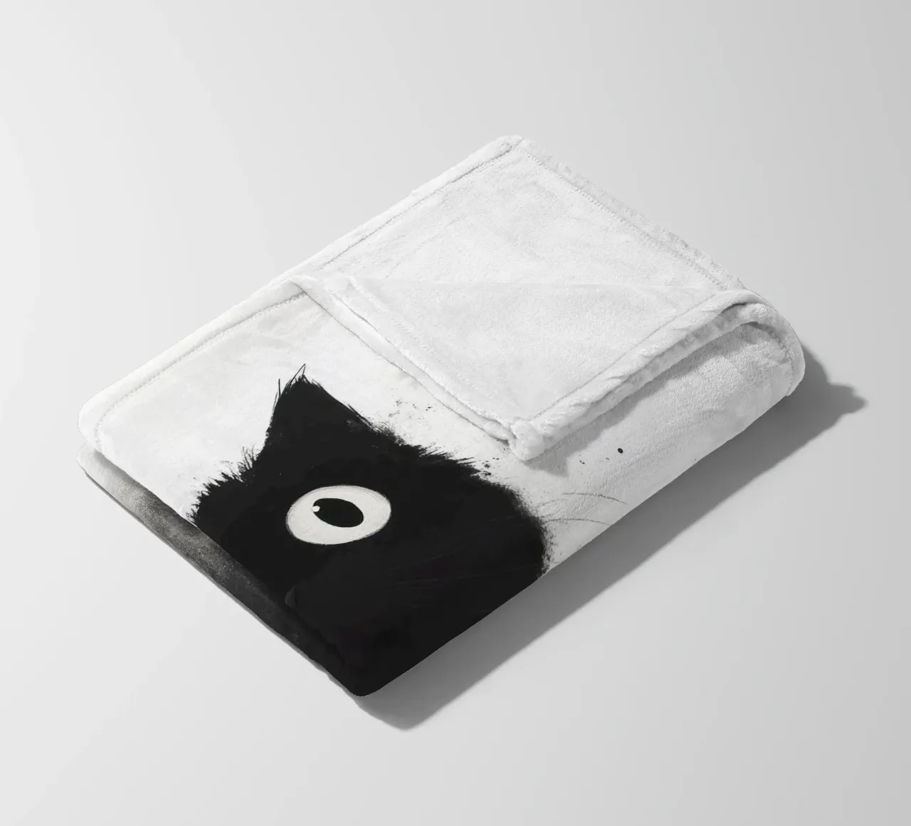 Black Fleecedecke von Art Unleashed