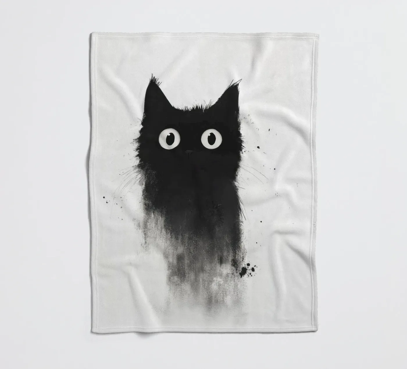 Black fleecedeken van Art Unleashed