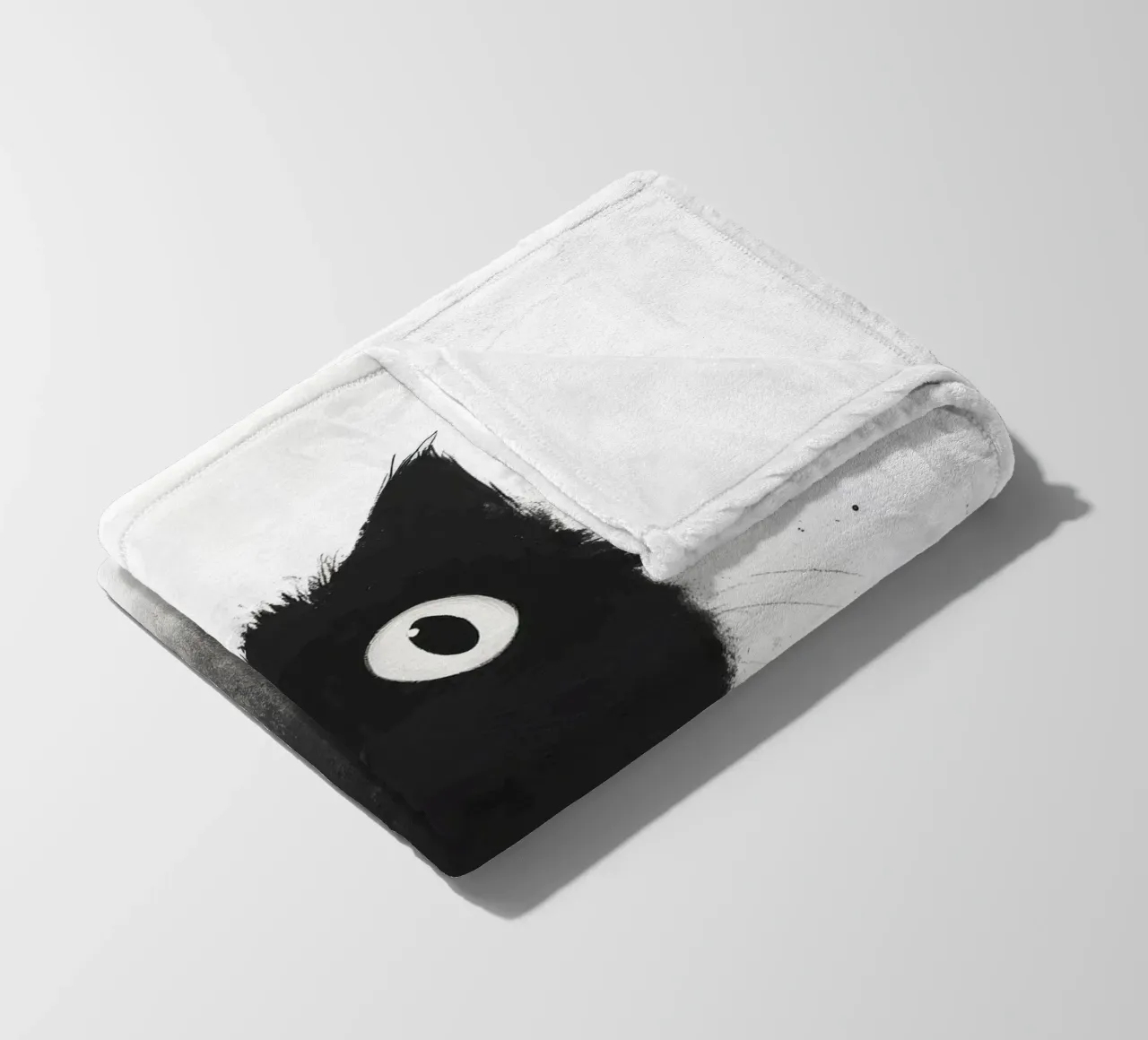 Black Fleecedecke von Art Unleashed