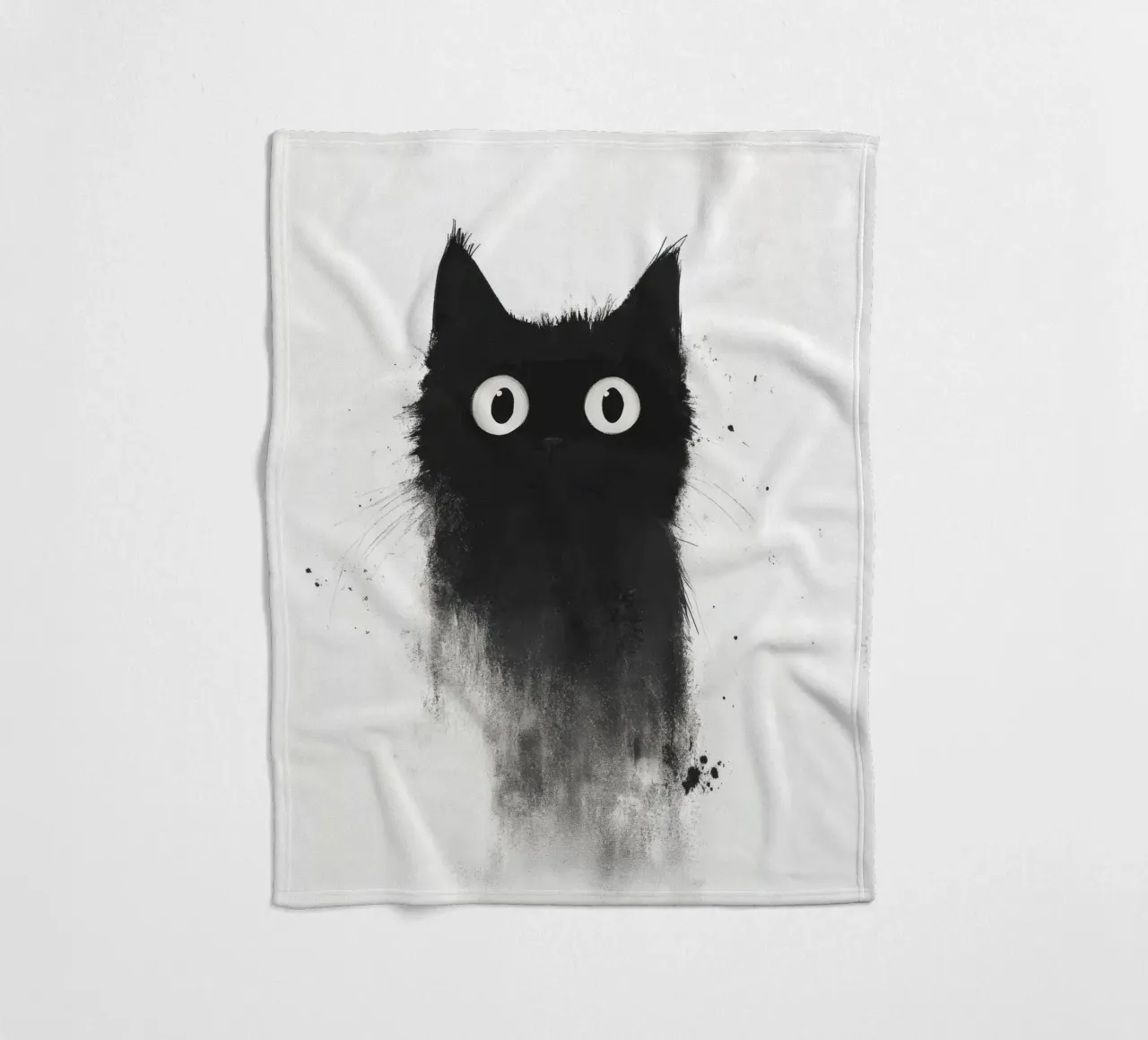 Black Fleecedecke von Art Unleashed