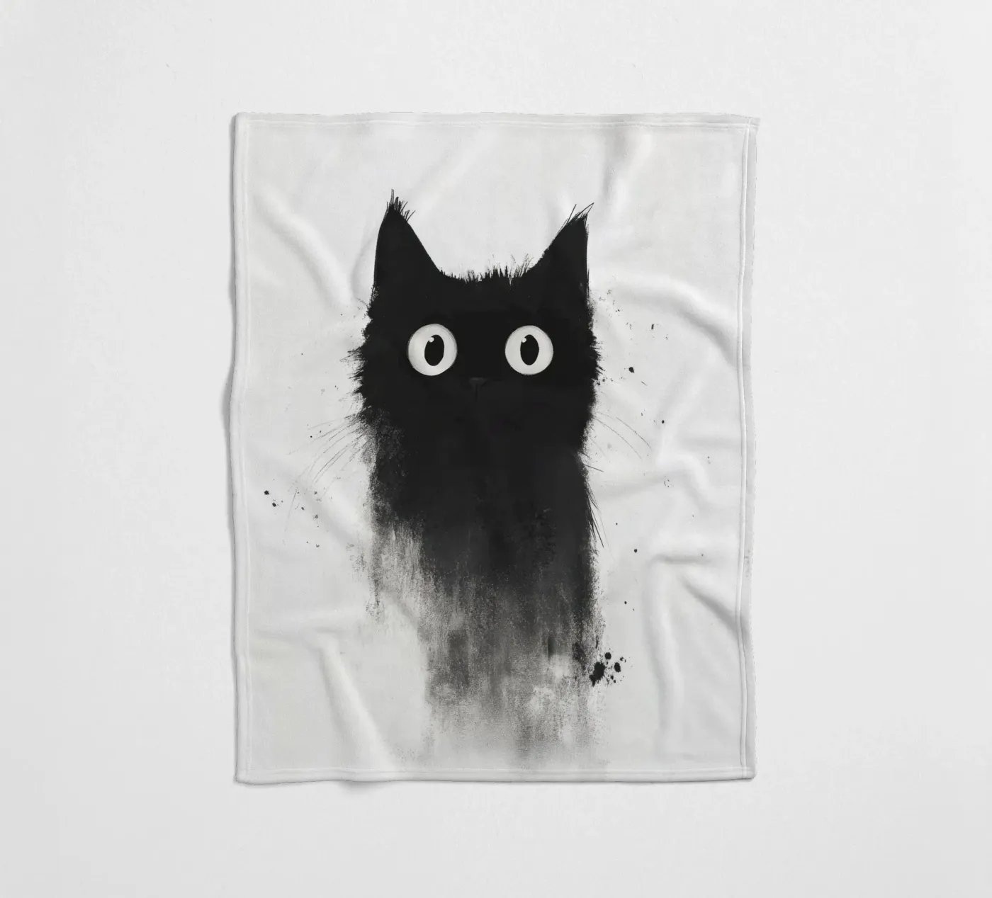 Black Fleecedecke von Art Unleashed