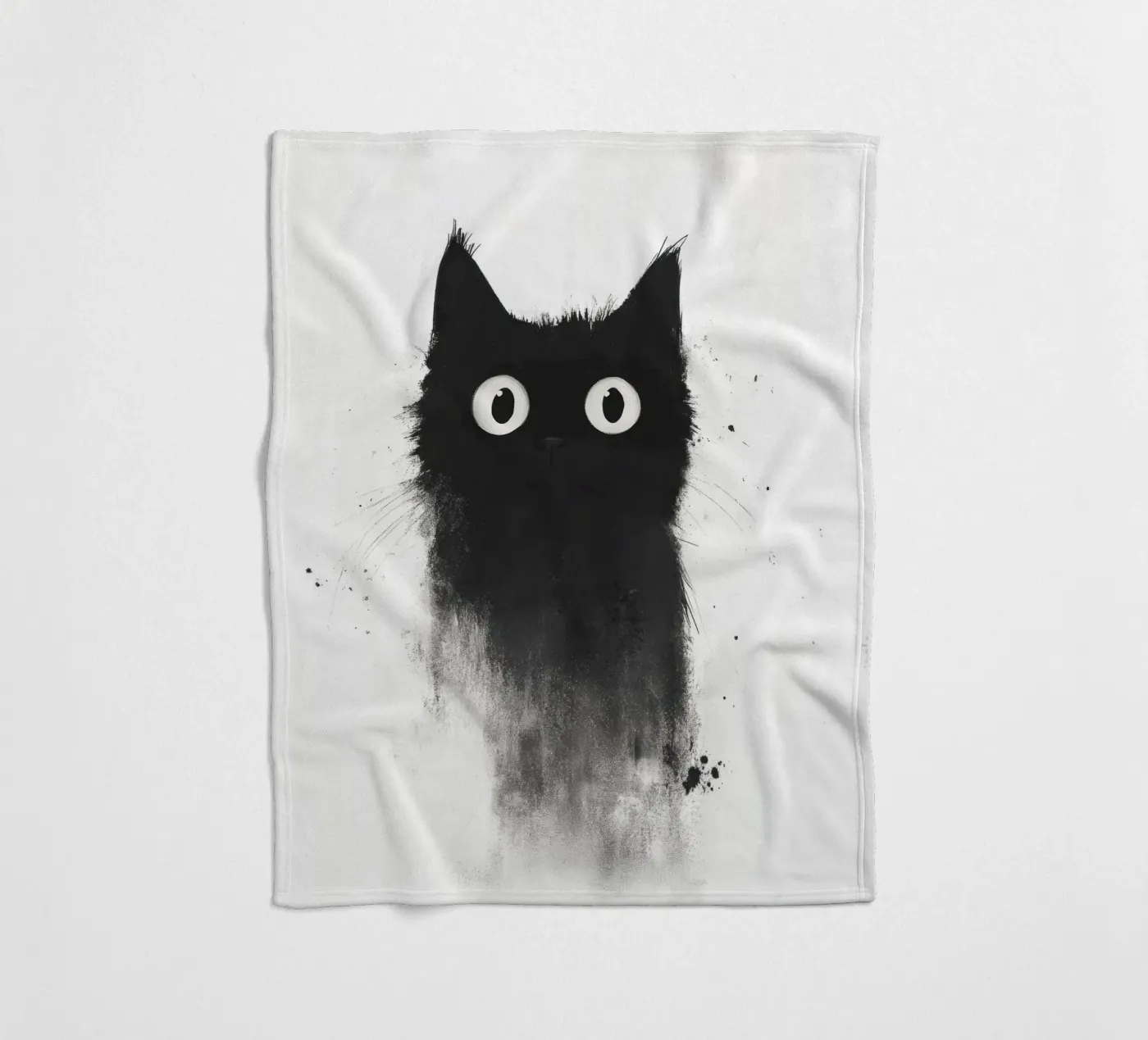 Black fleecedeken van Art Unleashed