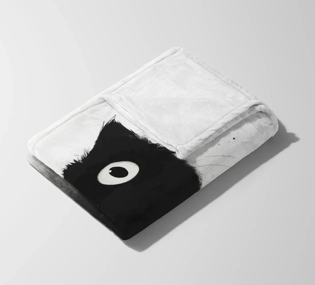 Black Fleecedecke von Art Unleashed