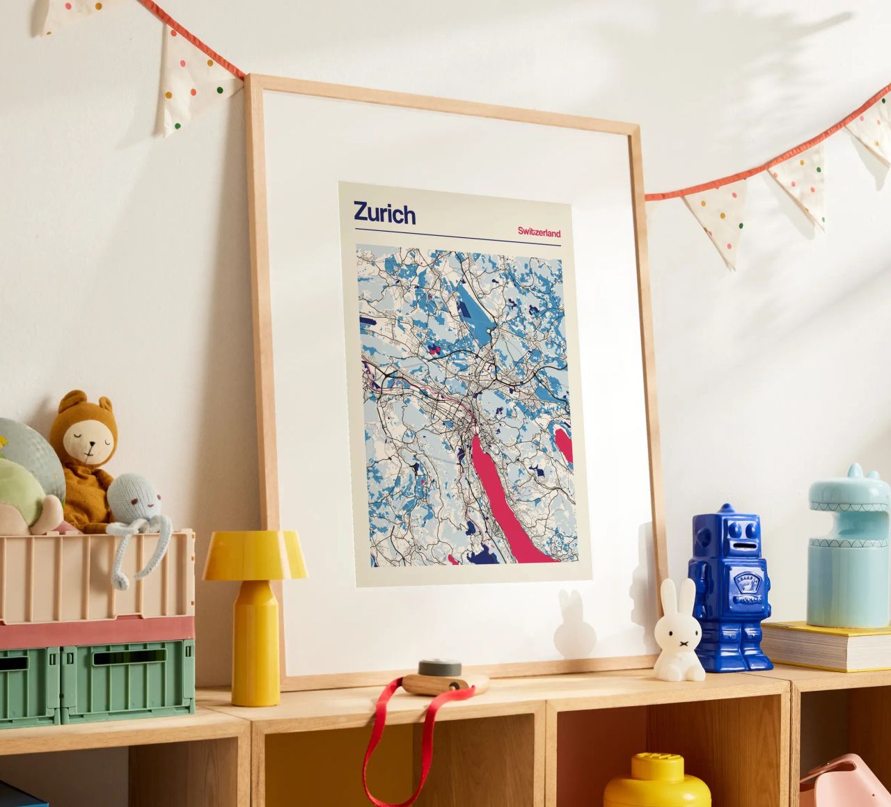 Zürich Gelassenheit Poster von MOOODZART