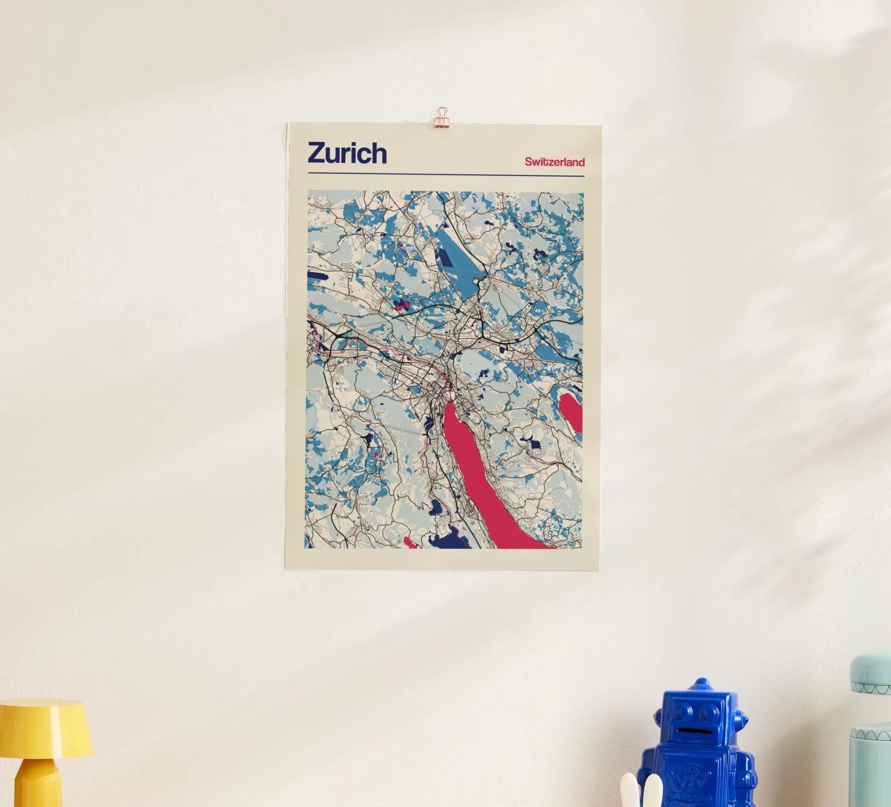 Zürich Gelassenheit Poster von MOOODZART