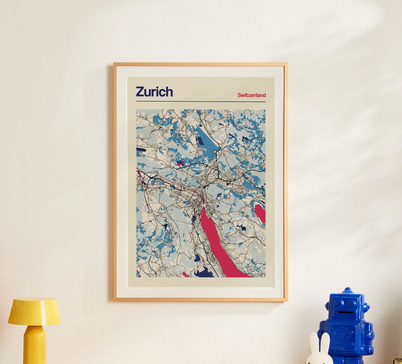 Zürich Gelassenheit Poster von MOOODZART