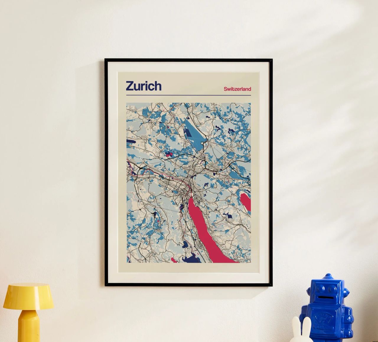 Zürich Gelassenheit Poster von MOOODZART