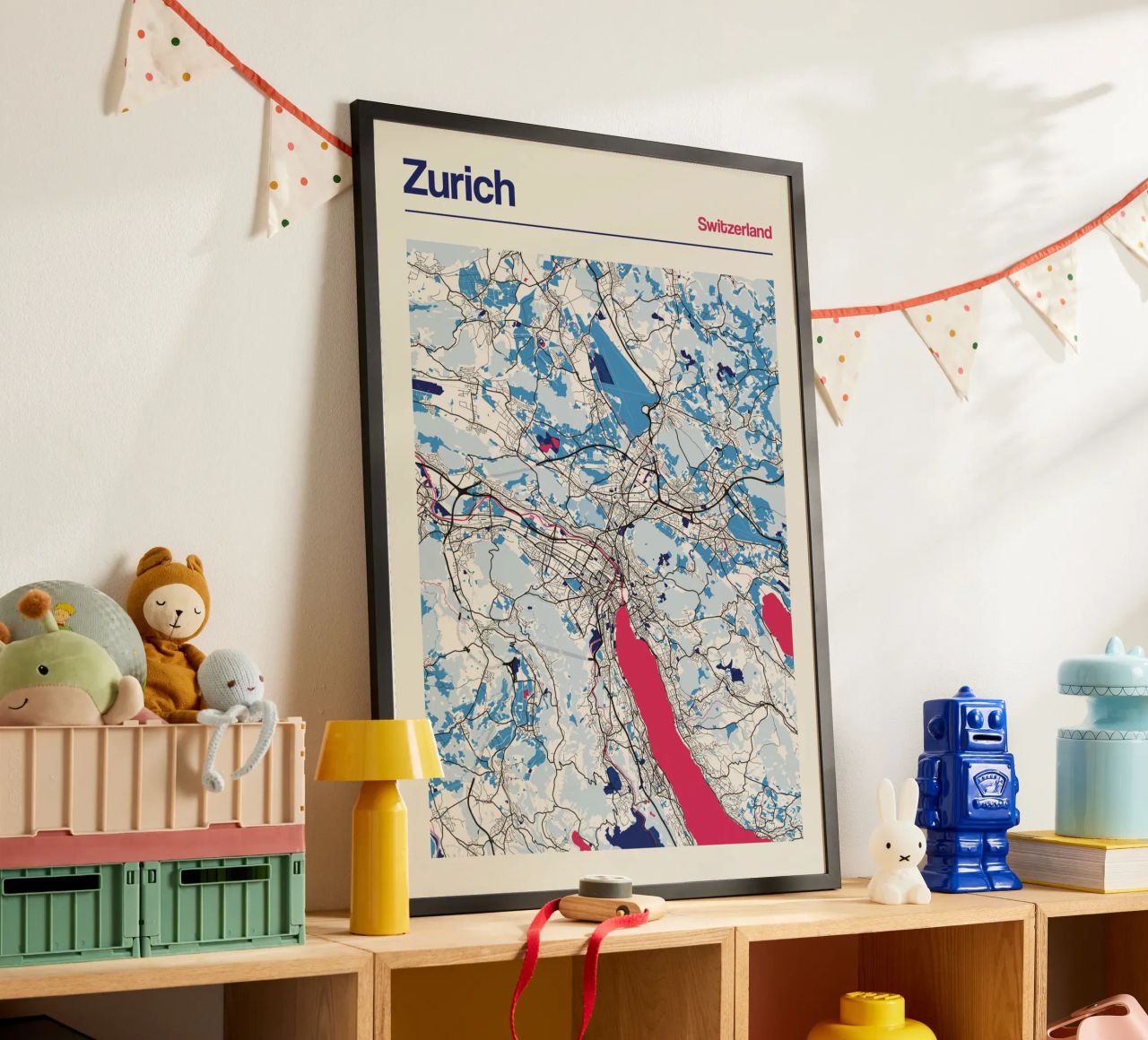 Zürich Gelassenheit Poster von MOOODZART