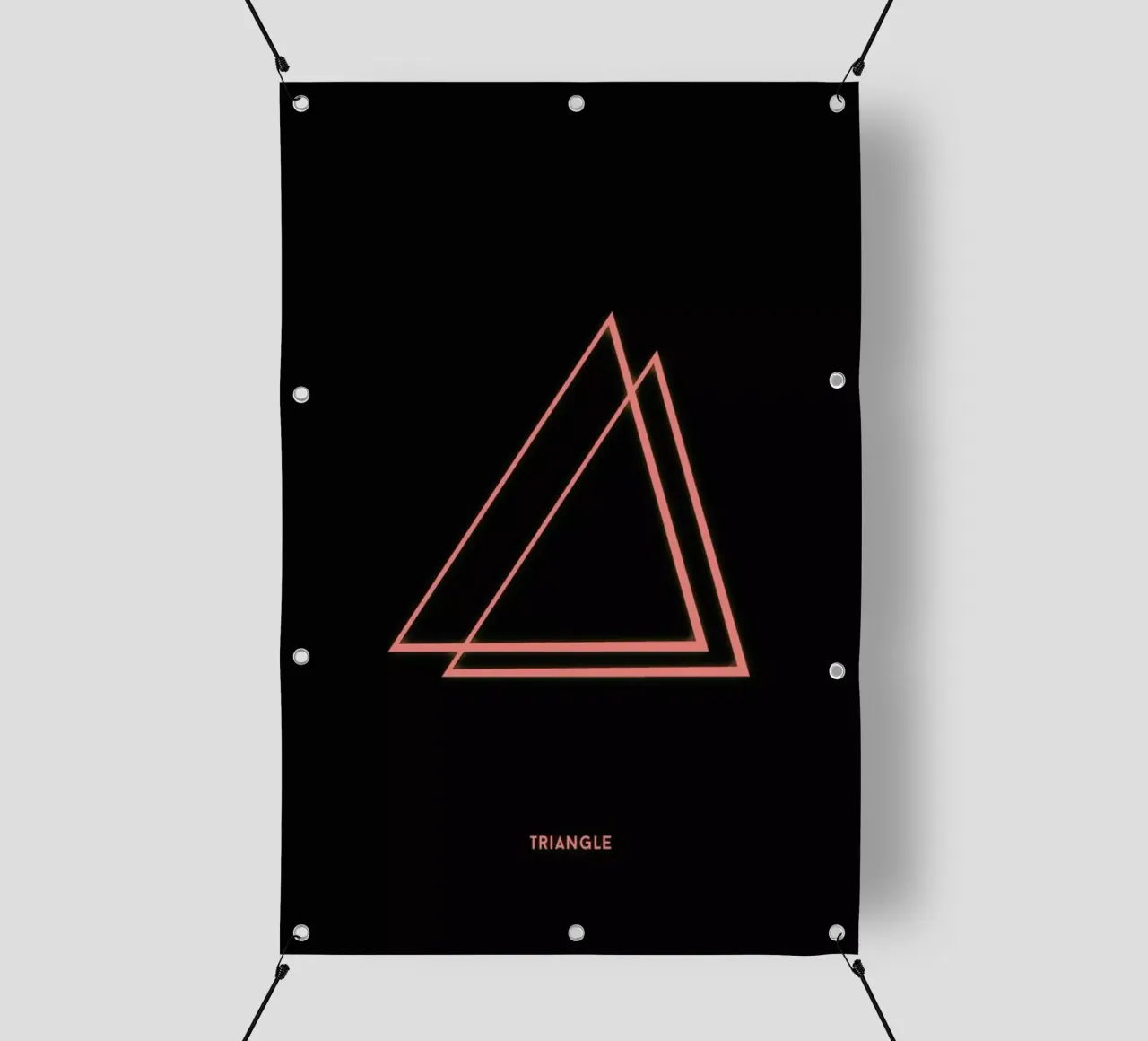 Neon Triangle telo in pvc da In Full Color