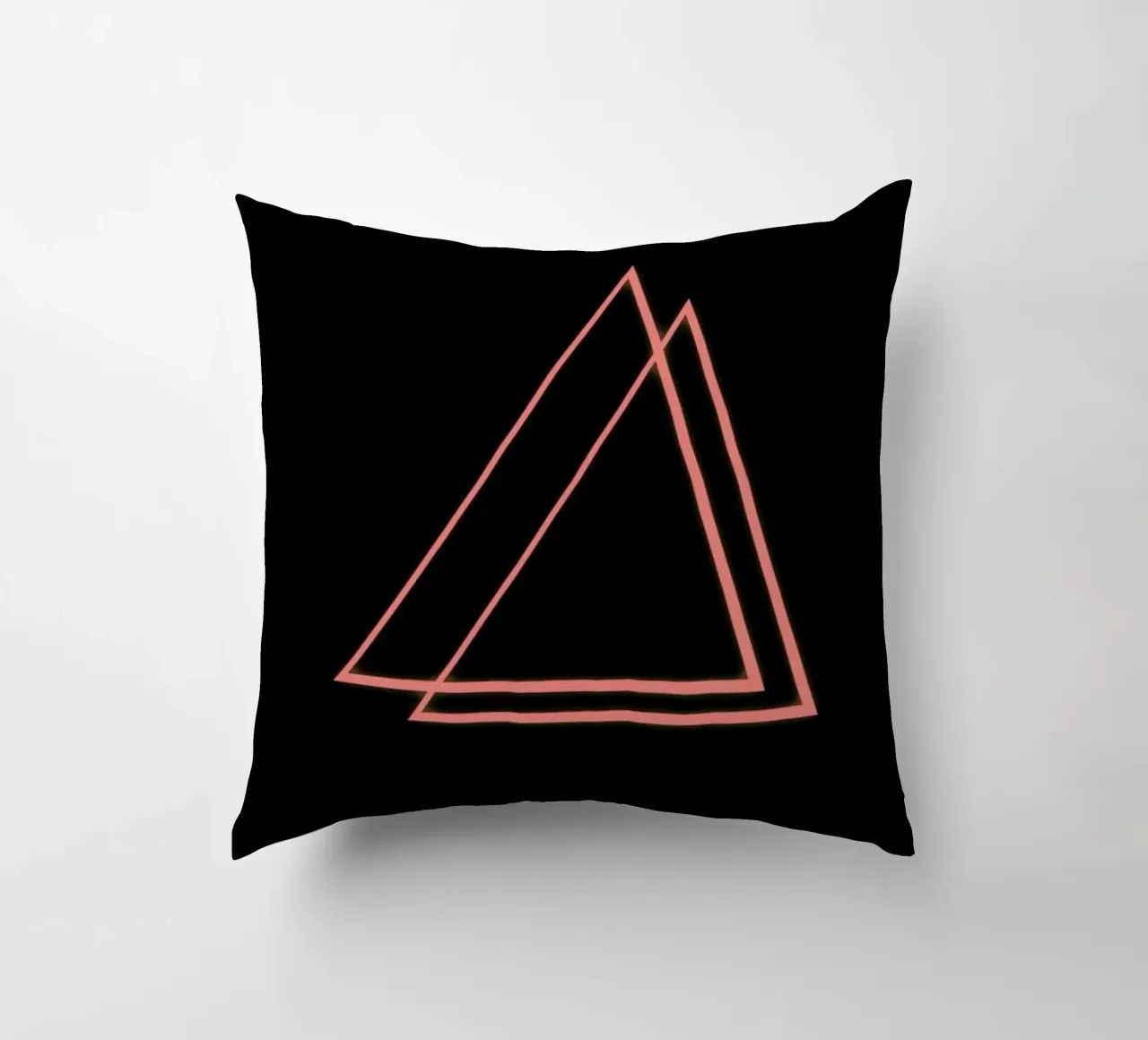 Neon Triangle cojín de In Full Color