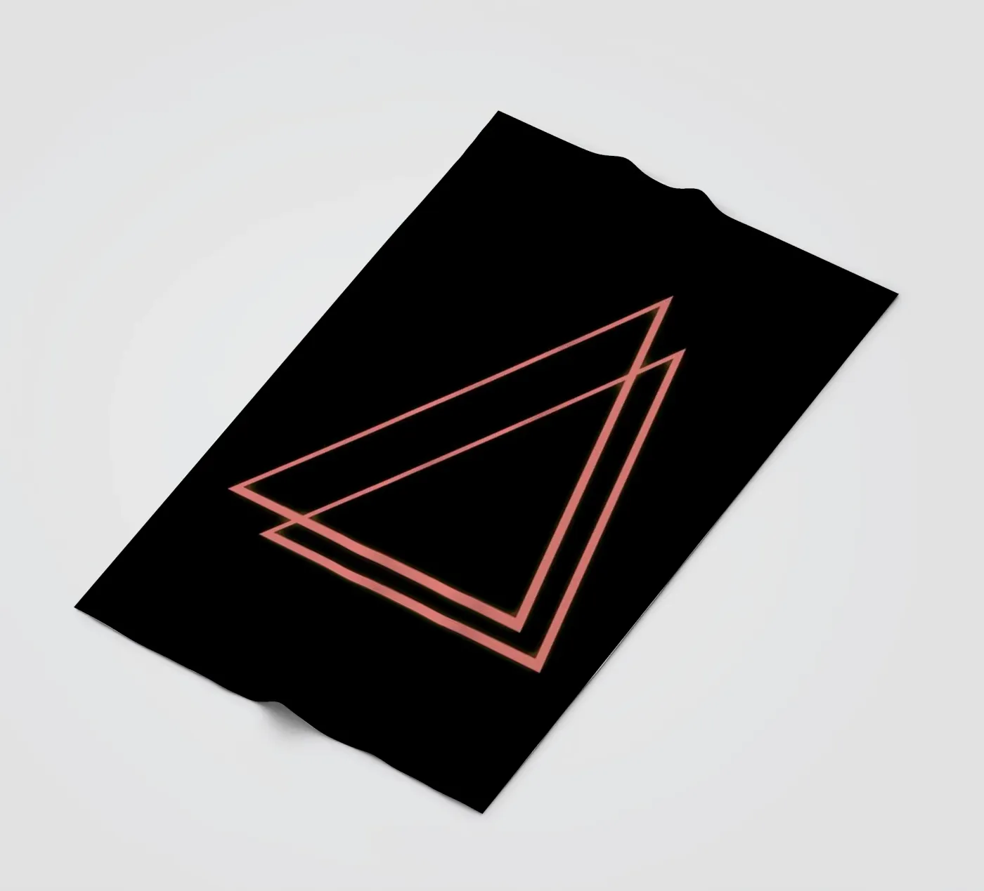 Neon Triangle fleecedeken van In Full Color