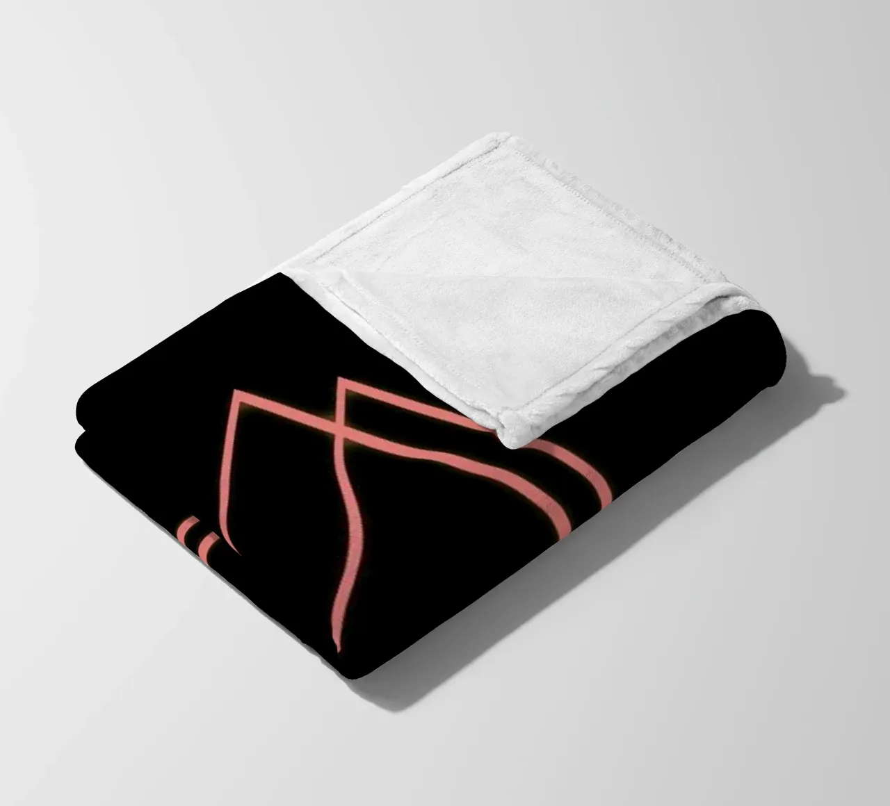 Neon Triangle fleece blanket by In Full Color