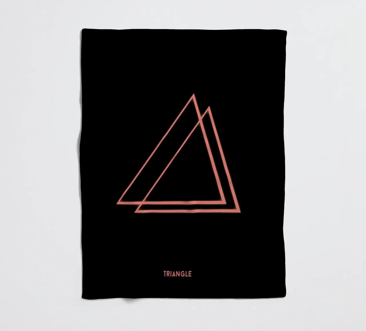 Neon Triangle coperta in pile da In Full Color