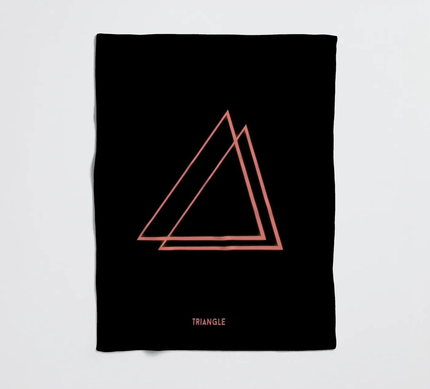 Neon Triangle fleecedeken van In Full Color