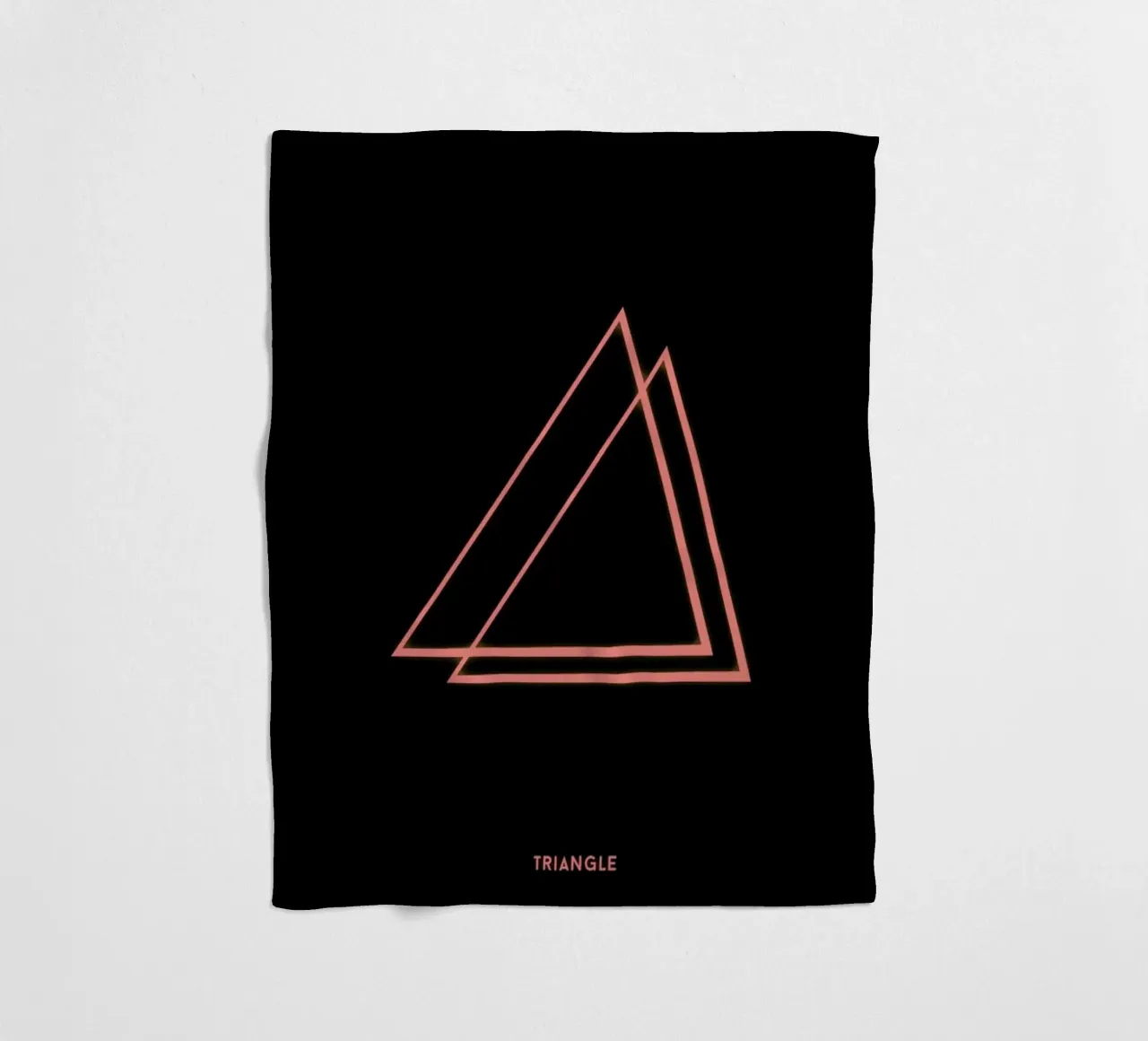 Neon Triangle coperta in pile da In Full Color