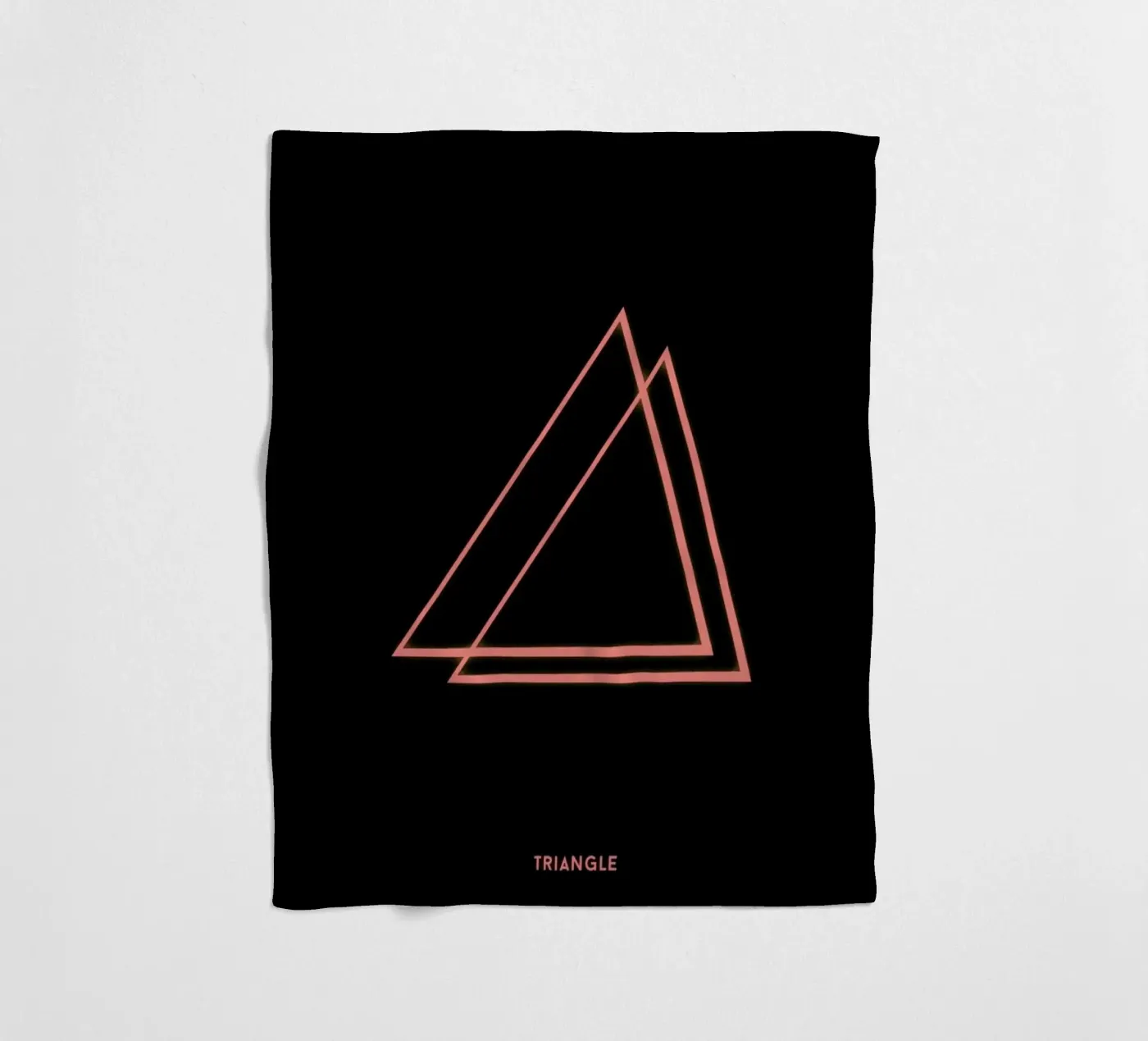 Neon Triangle fleecedeken van In Full Color