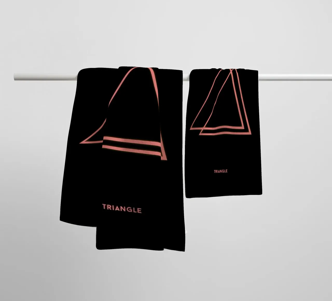 Neon Triangle toalla de baño de In Full Color
