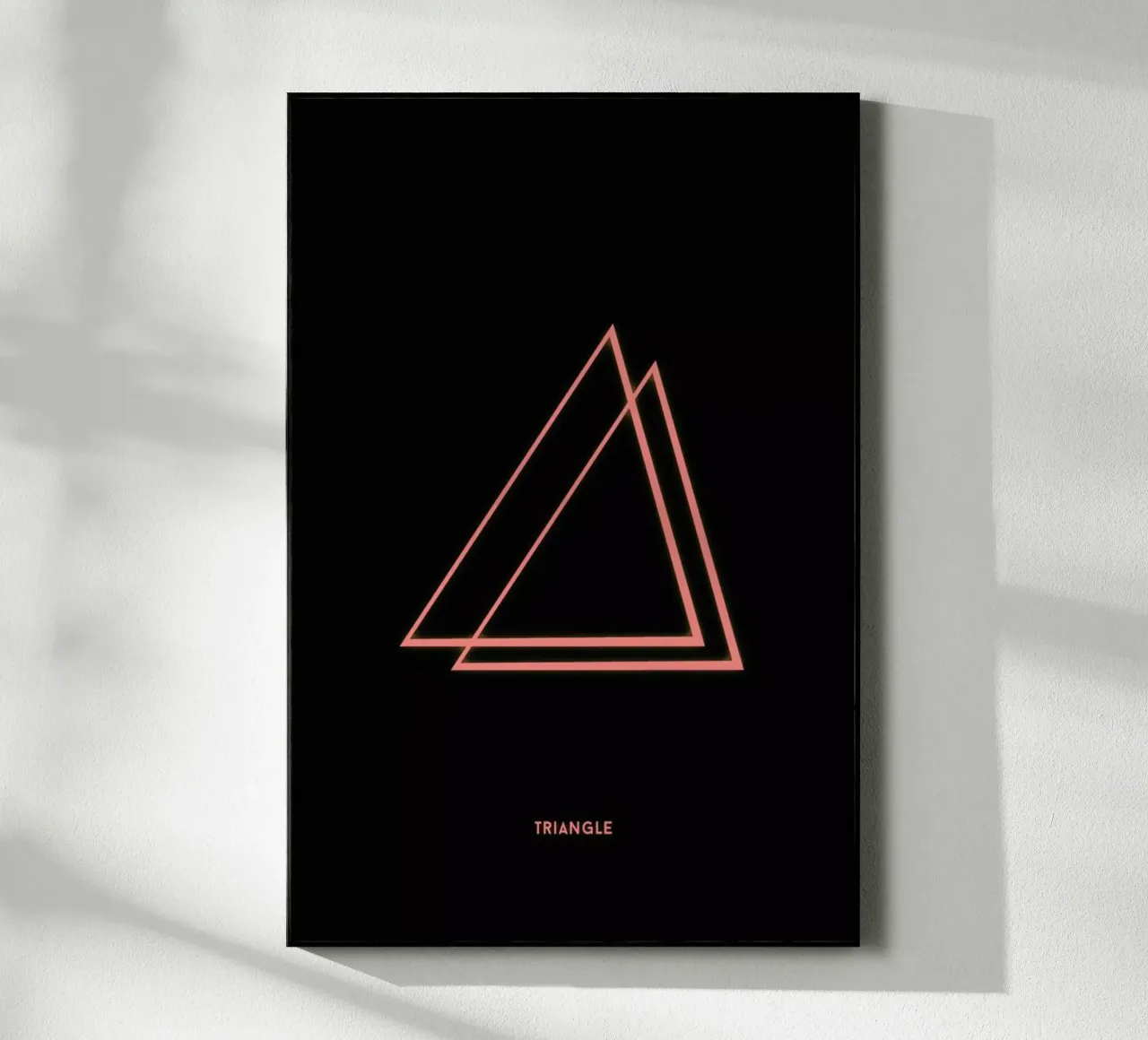 Neon Triangle plexiglass da In Full Color