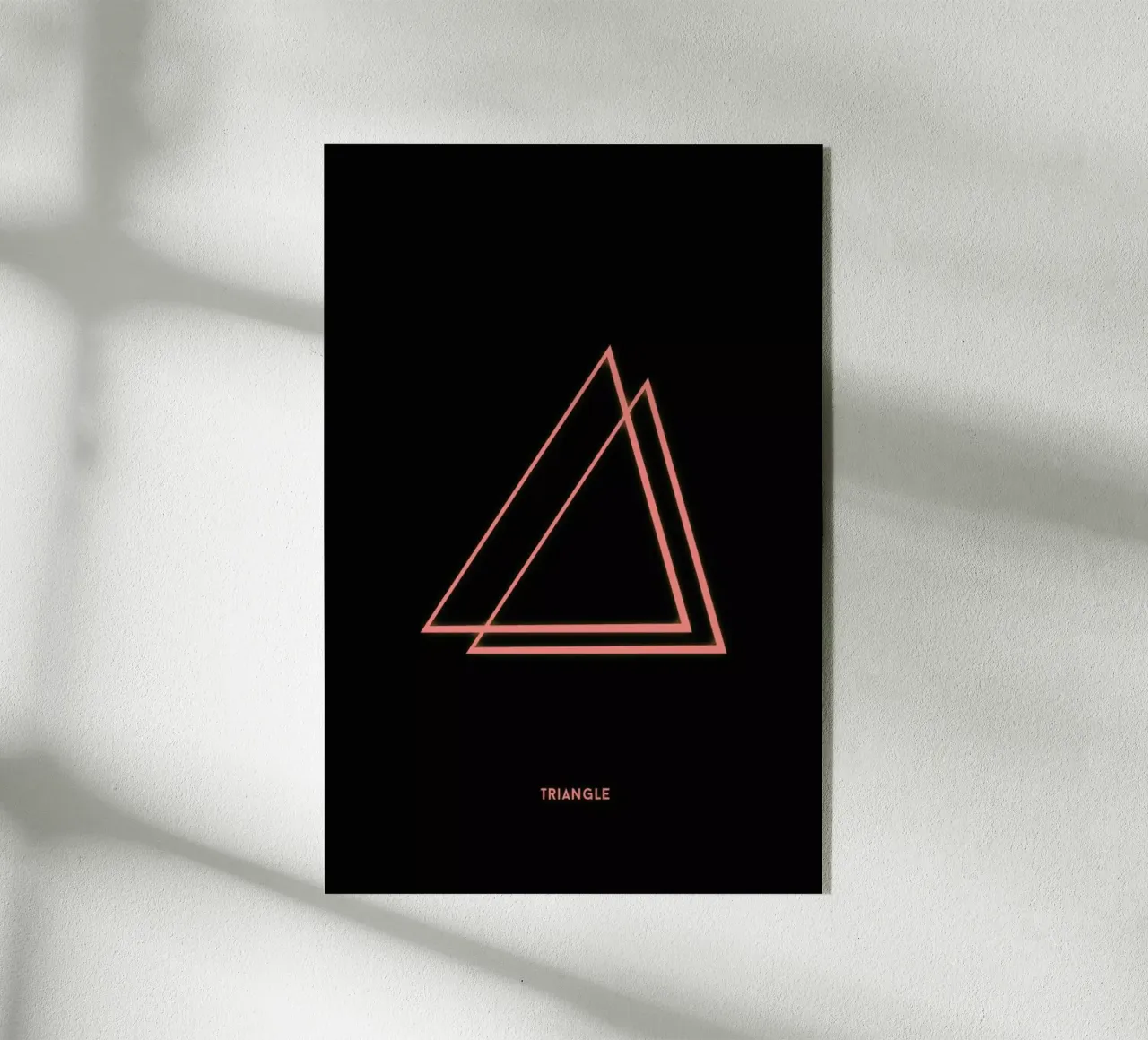 Neon Triangle plexiglass da In Full Color