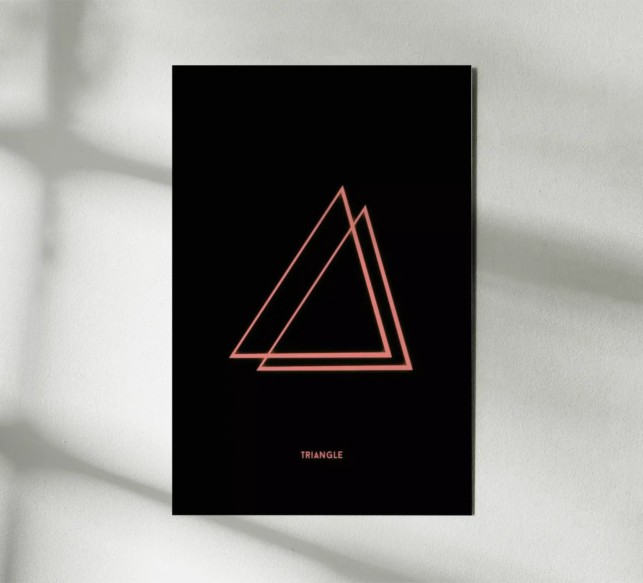 Neon Triangle alluminio dibond da In Full Color