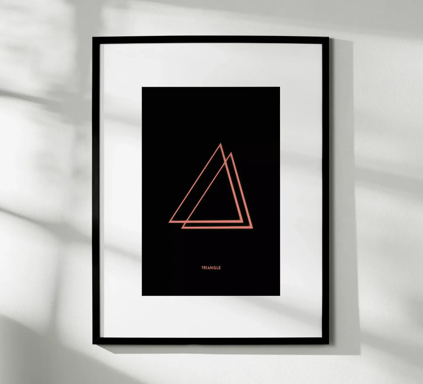 Neon Triangle poster by In Full Color