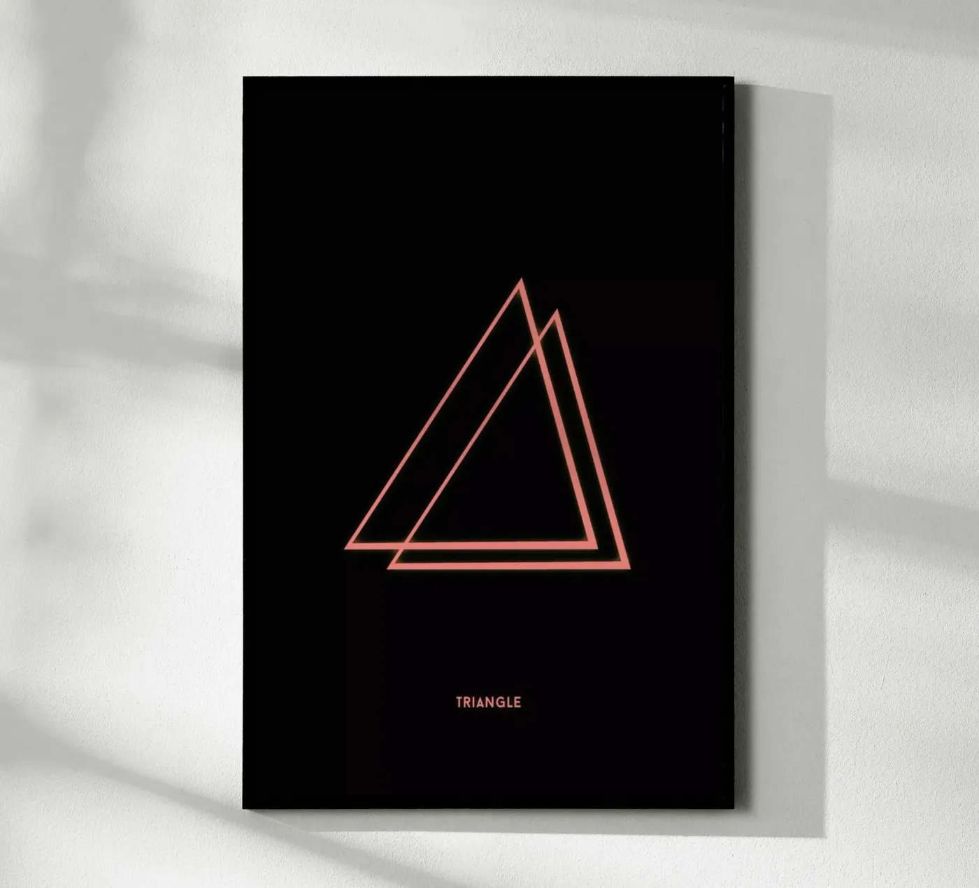 Neon Triangle poster by In Full Color
