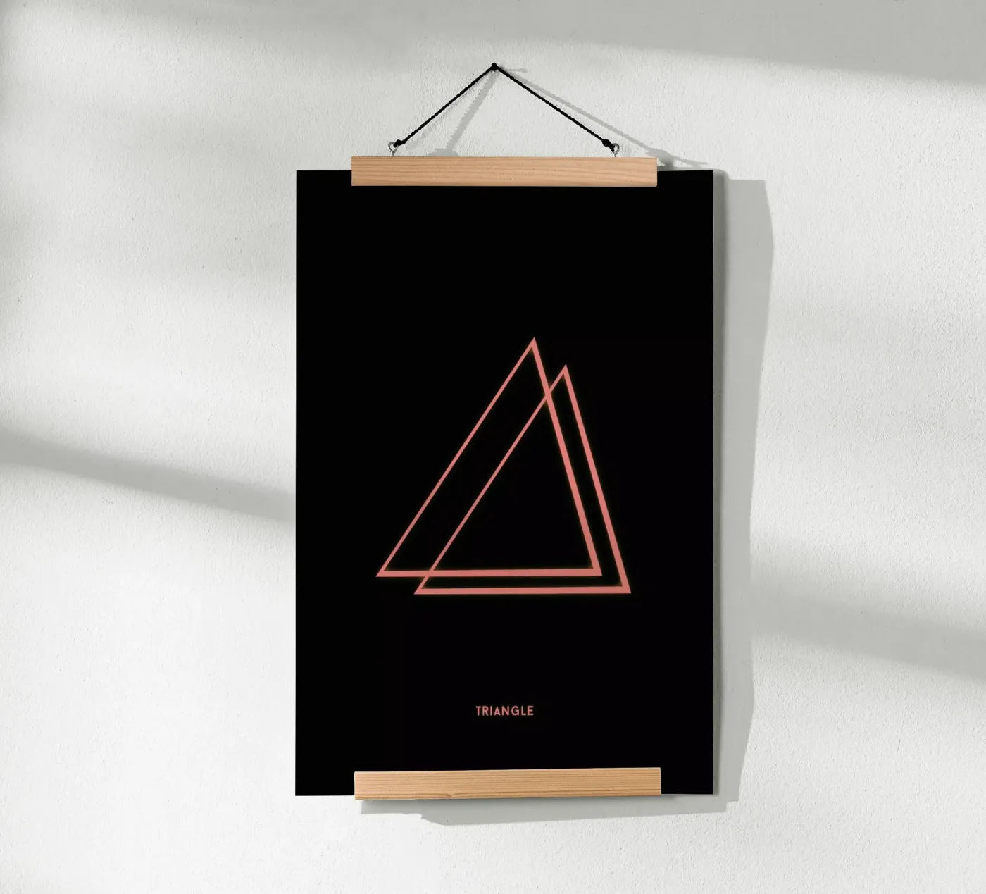 Neon Triangle poster by In Full Color
