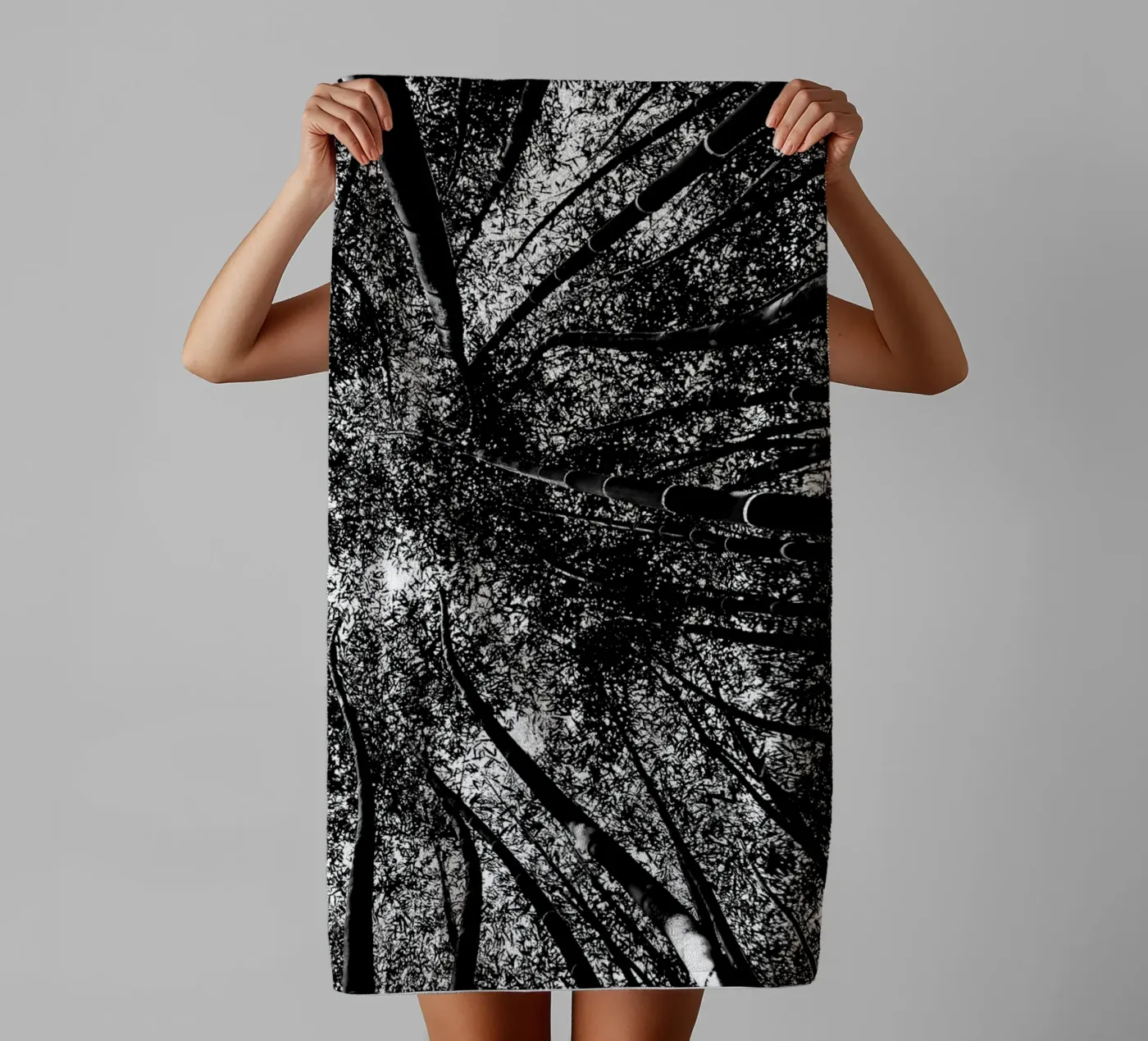 trees towel by Massimo Frascogna