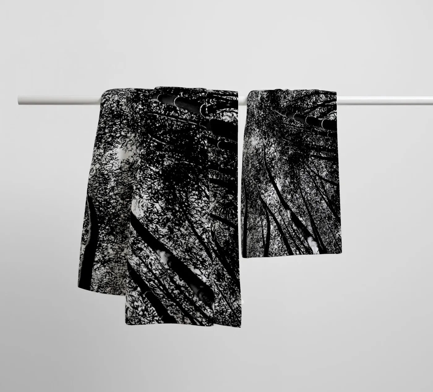 trees towel by Massimo Frascogna