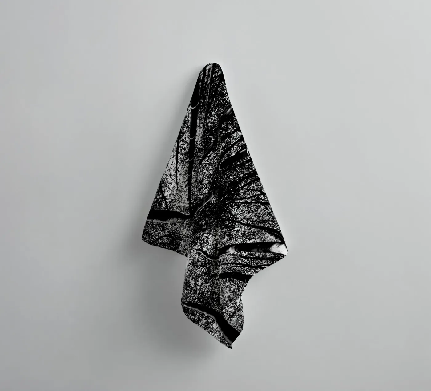 trees towel by Massimo Frascogna