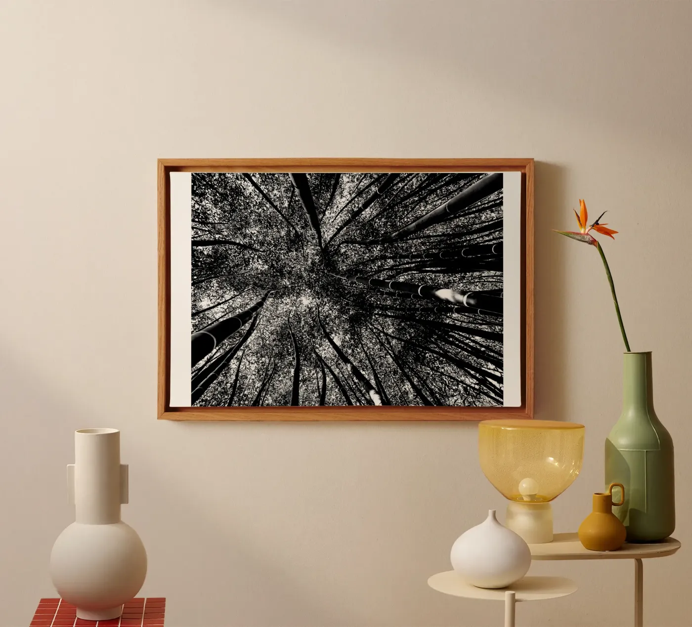 bomen canvas van Massimo Frascogna