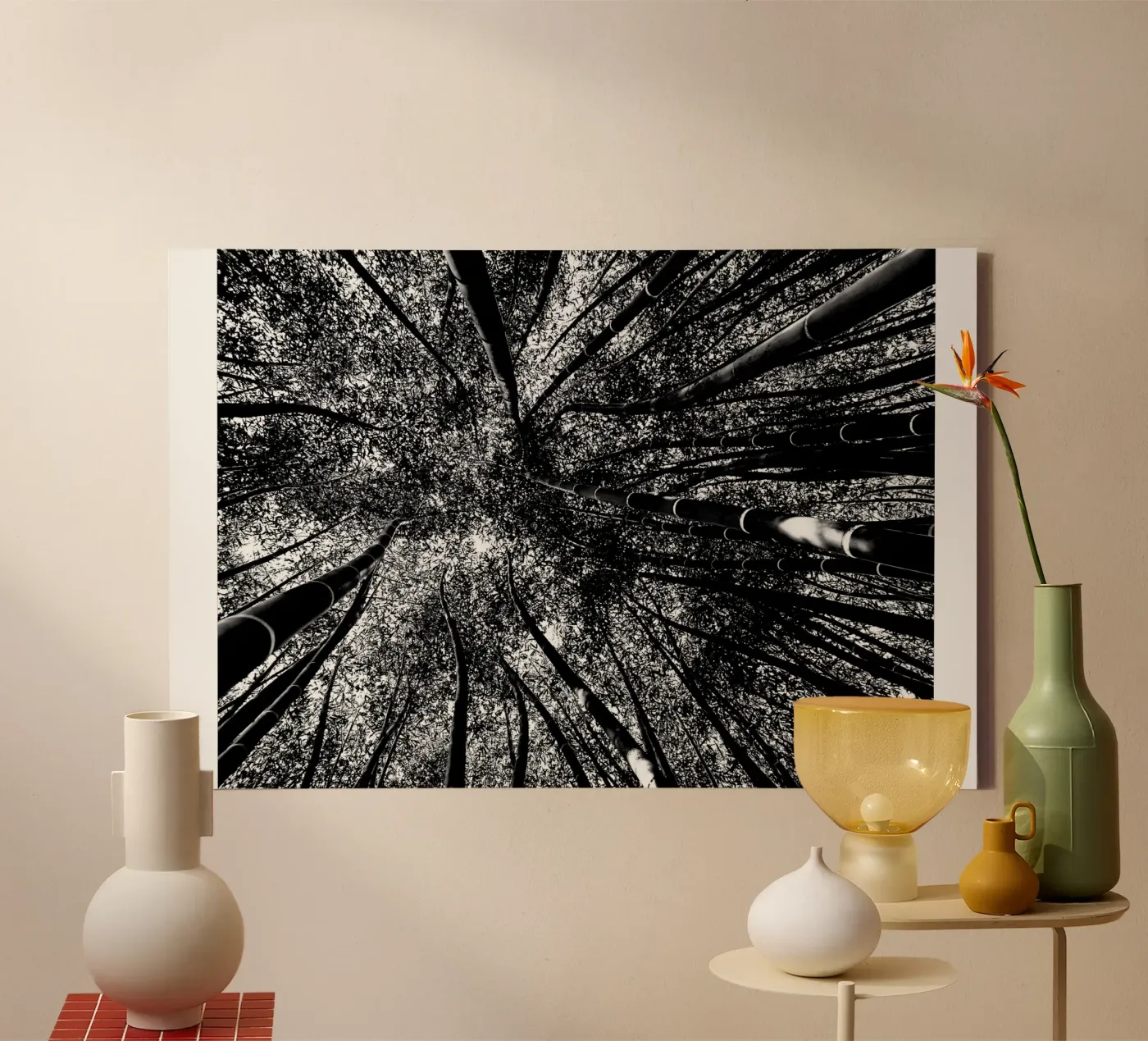 bomen canvas van Massimo Frascogna