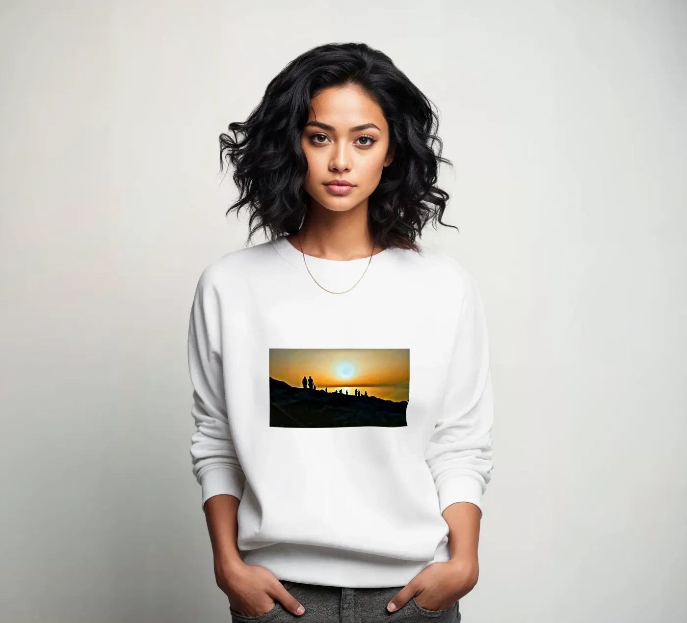 Zonsondergang sweatshirt van Massimo Frascogna
