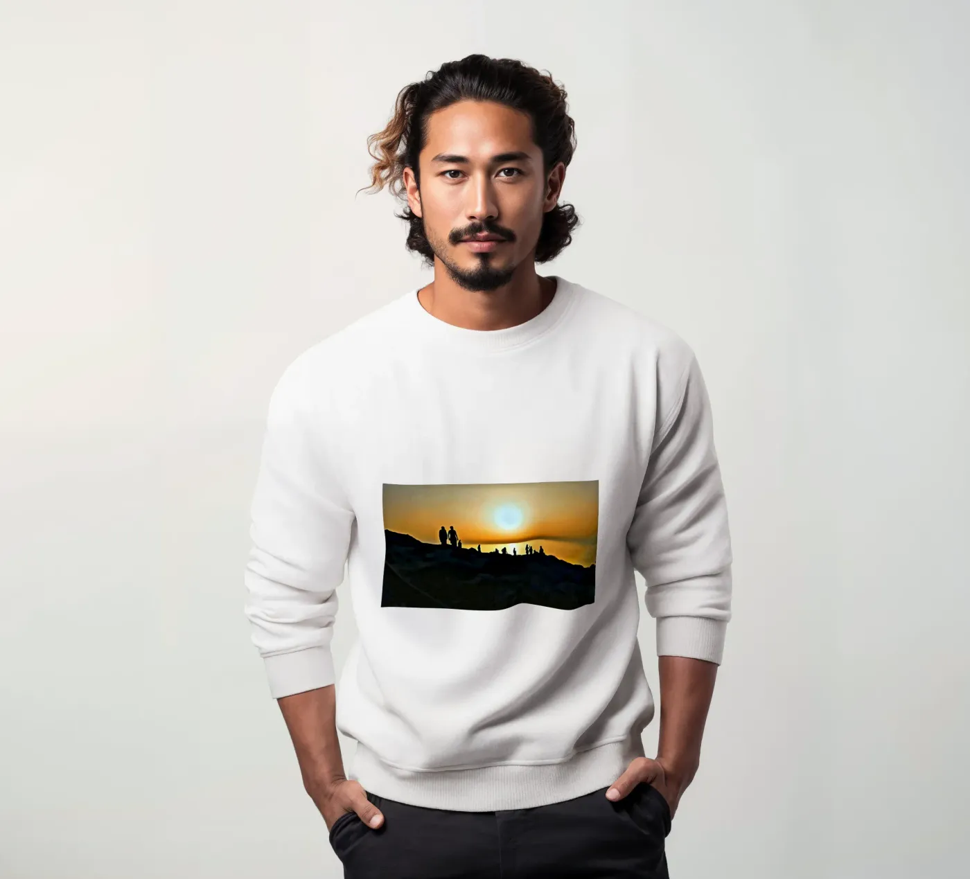 Zonsondergang sweatshirt van Massimo Frascogna