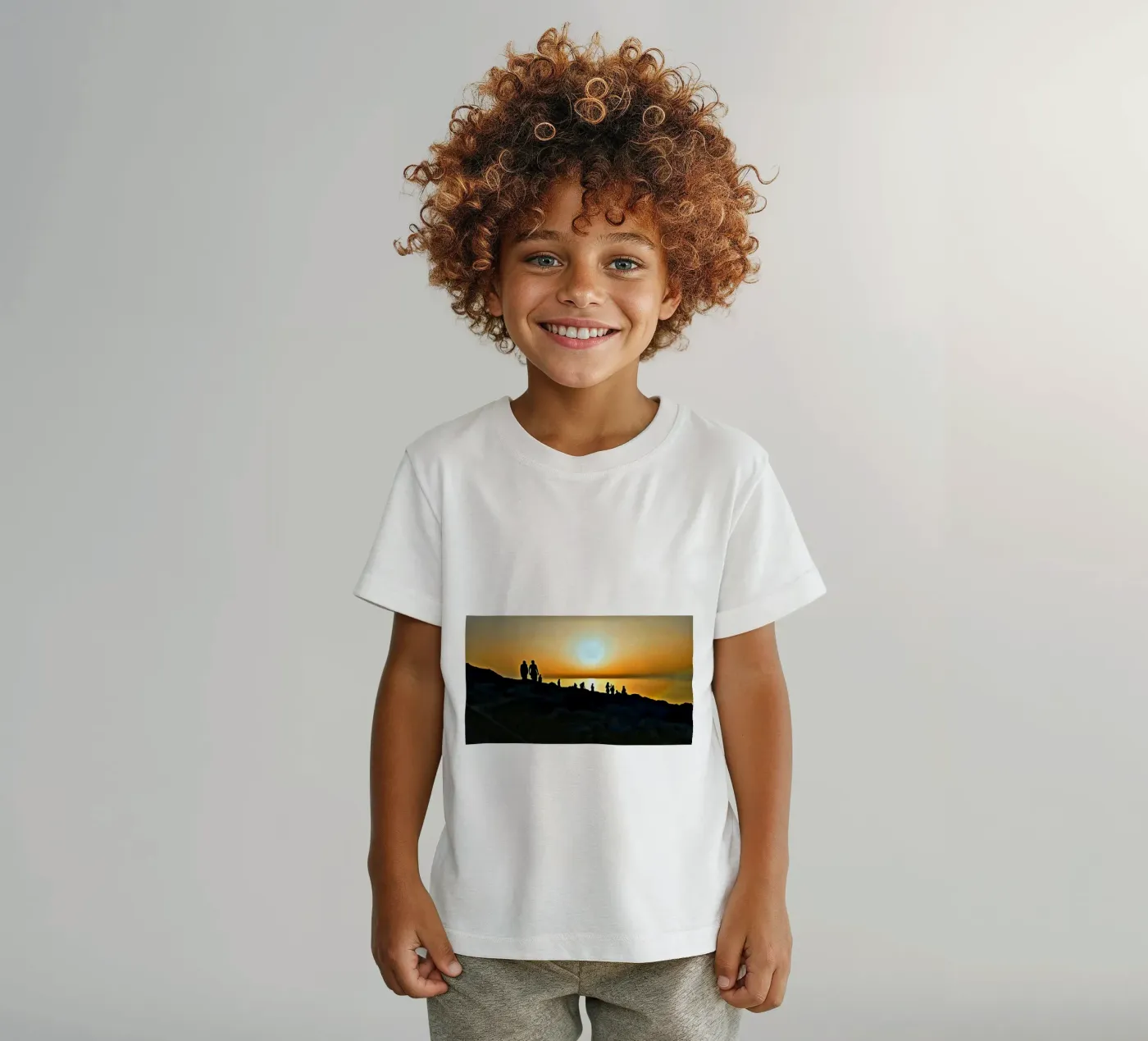 Sunset kinder t-shirt van Massimo Frascogna
