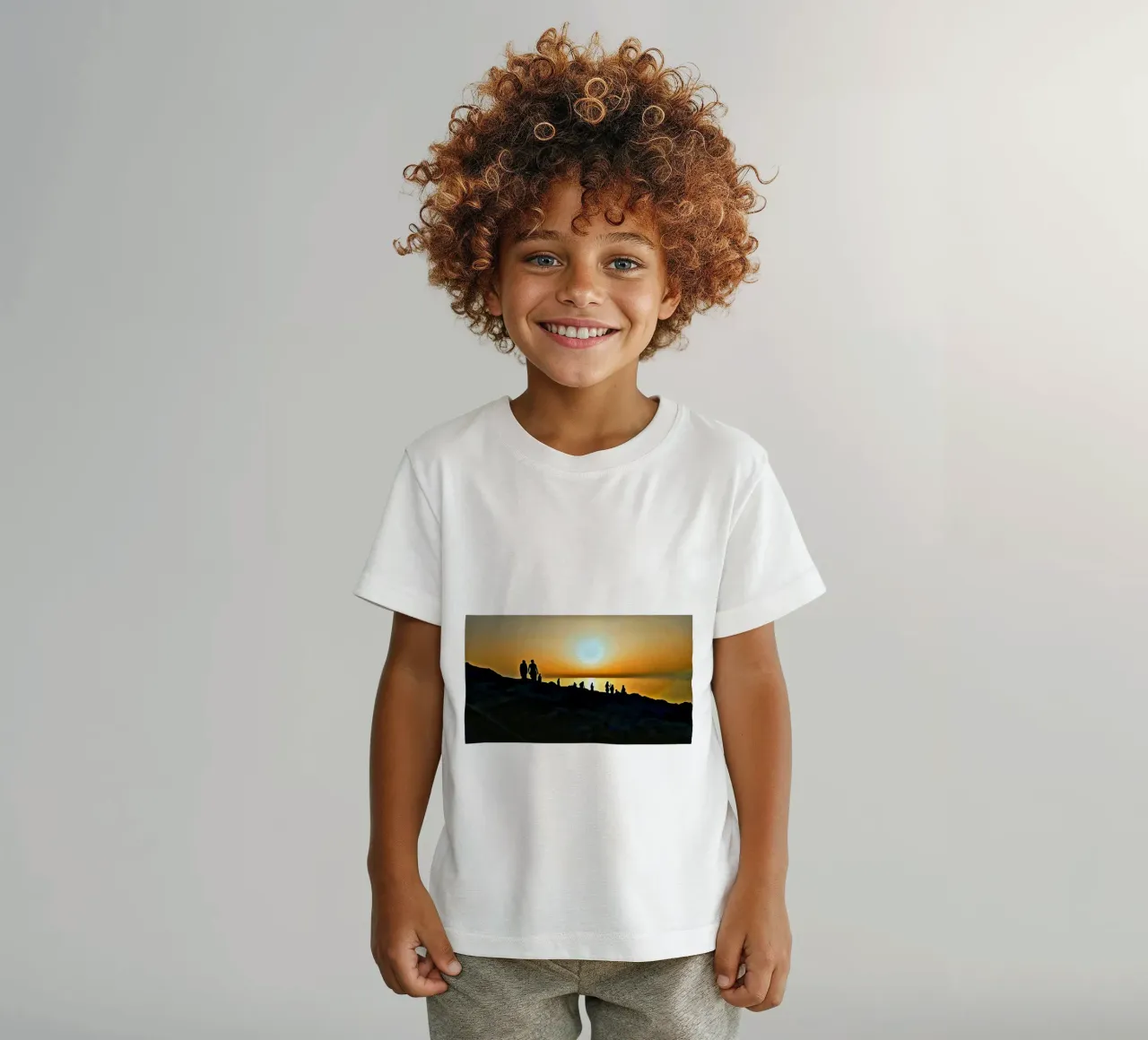 Sunset t-shirt bambini da Massimo Frascogna
